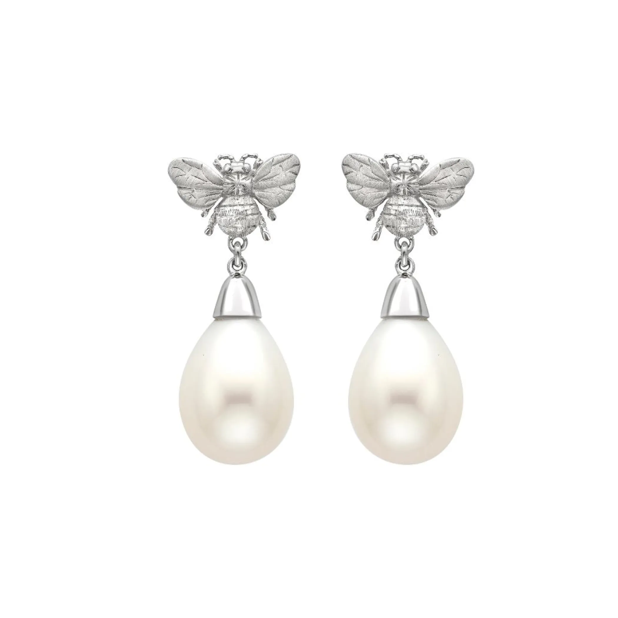 Theo Fennell Jewellery | One Off Pieces*Bee and Pearl Drop Earrings