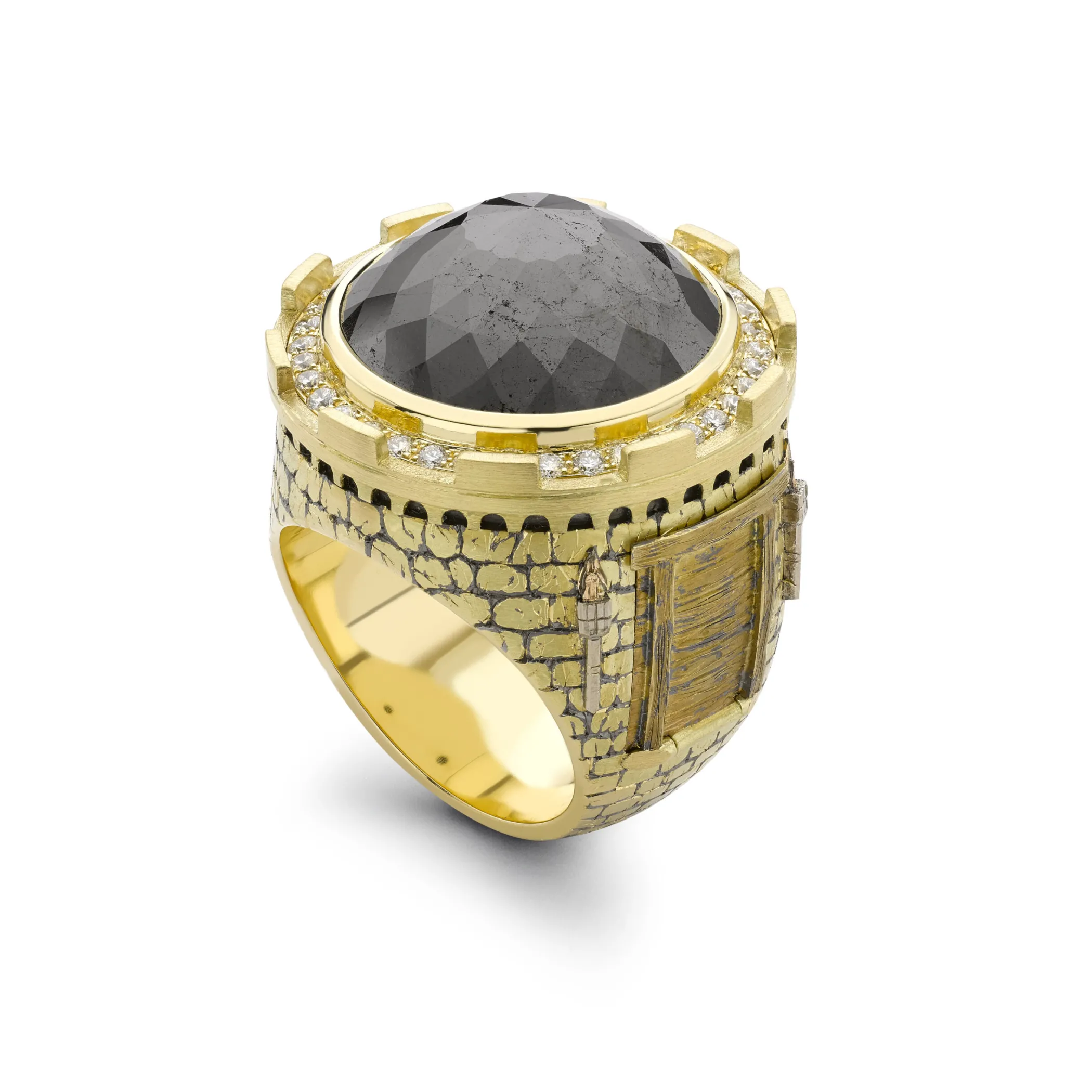 Theo Fennell Jewellery | One Off Pieces*Black Diamond Castle Ring