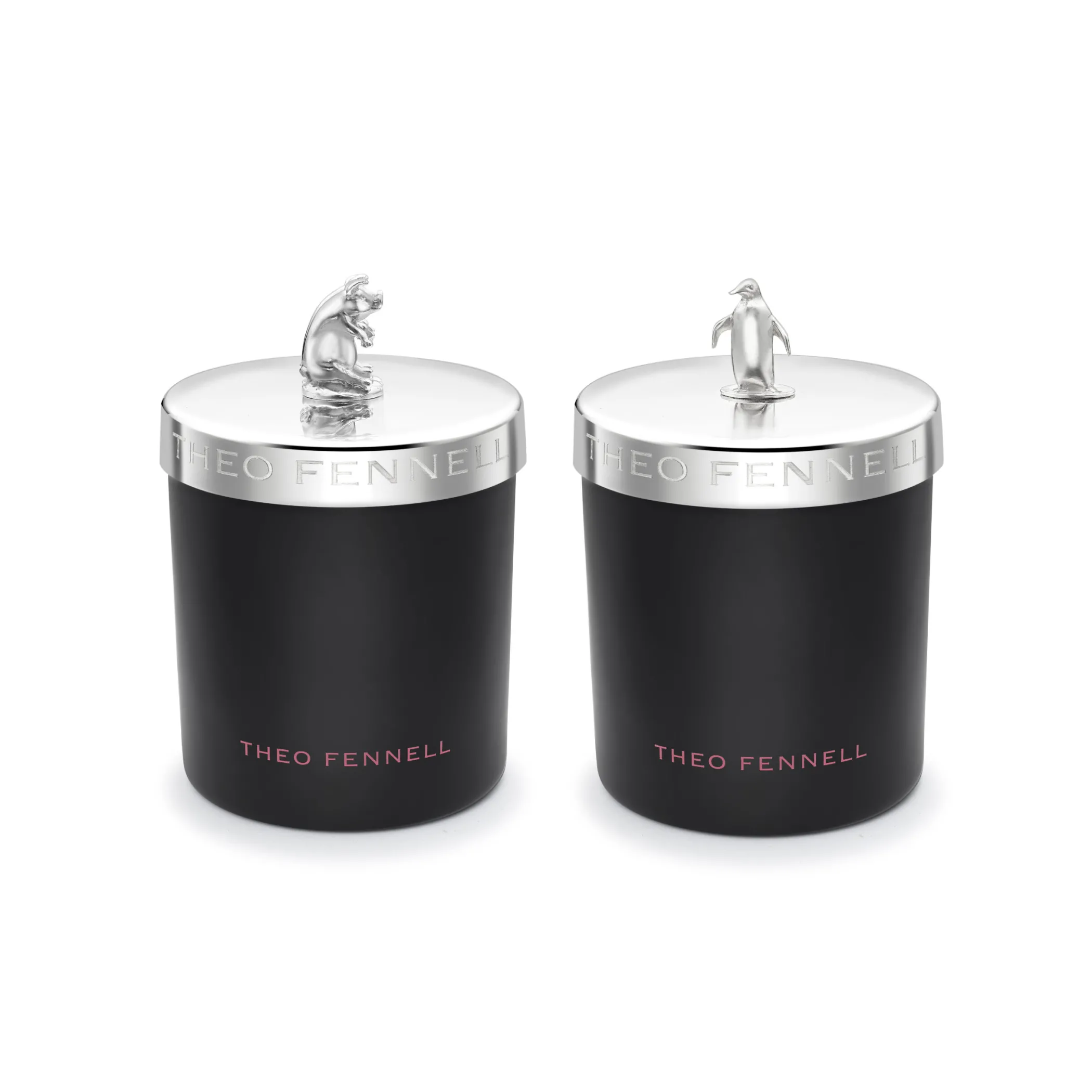 Theo Fennell Silverware*Candle Jar with Sterling Silver Finial