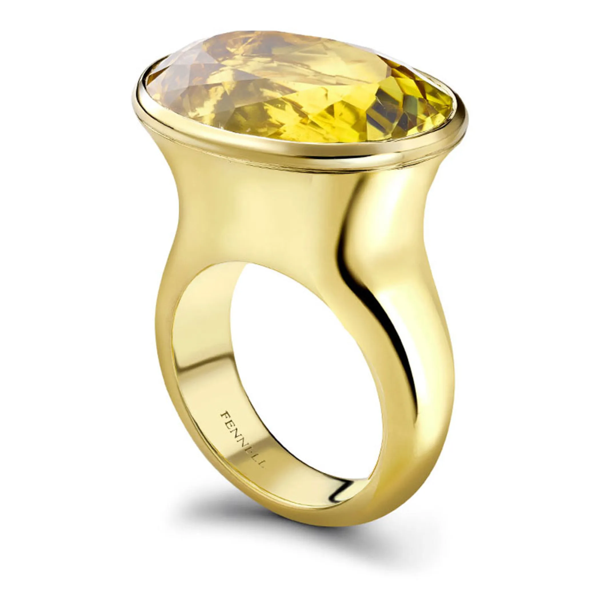 Theo Fennell Jewellery | Rings*Golden Beryl Trumpet Ring
