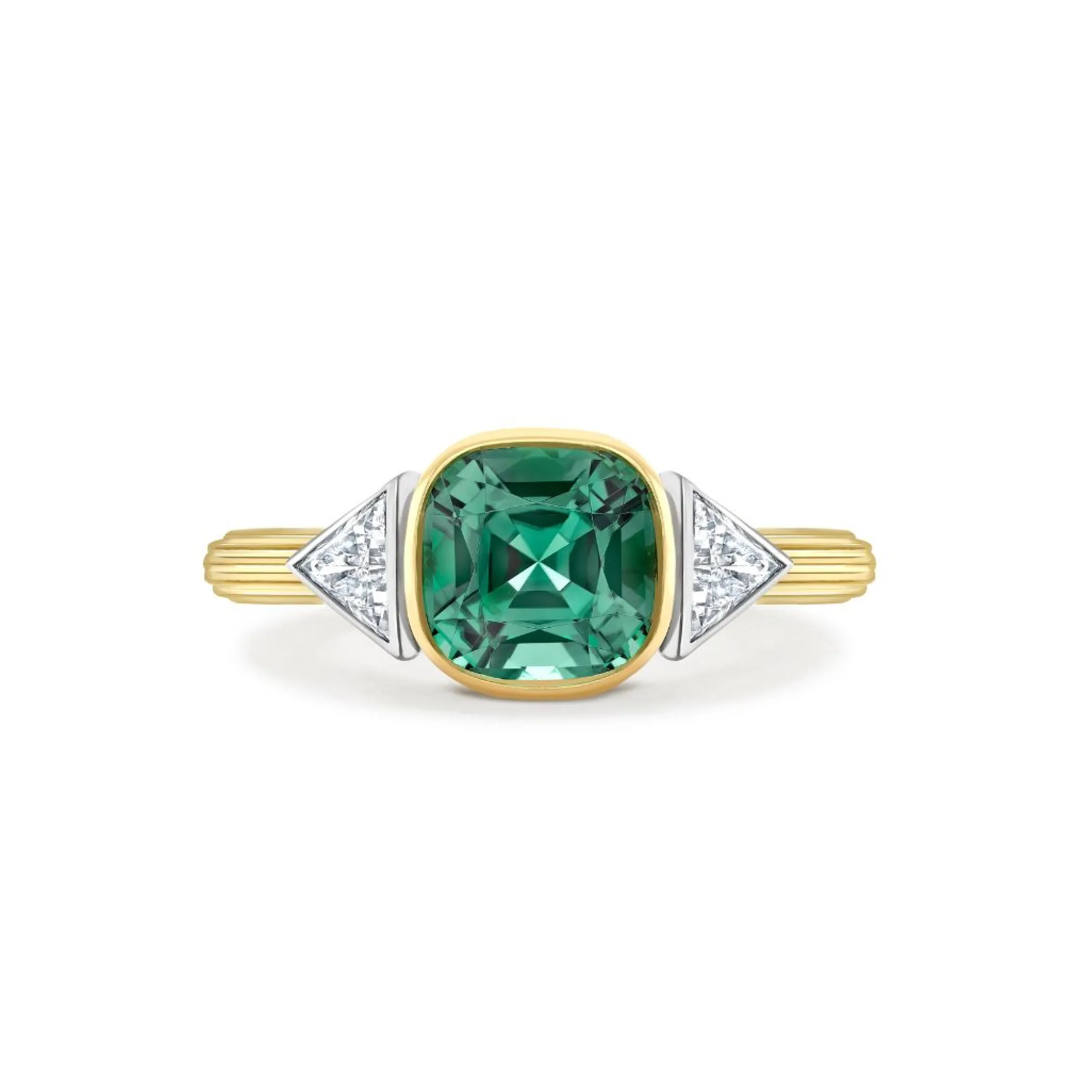 Theo Fennell Jewellery | One Off Pieces*Indicolite and Diamond Three Stone Ring