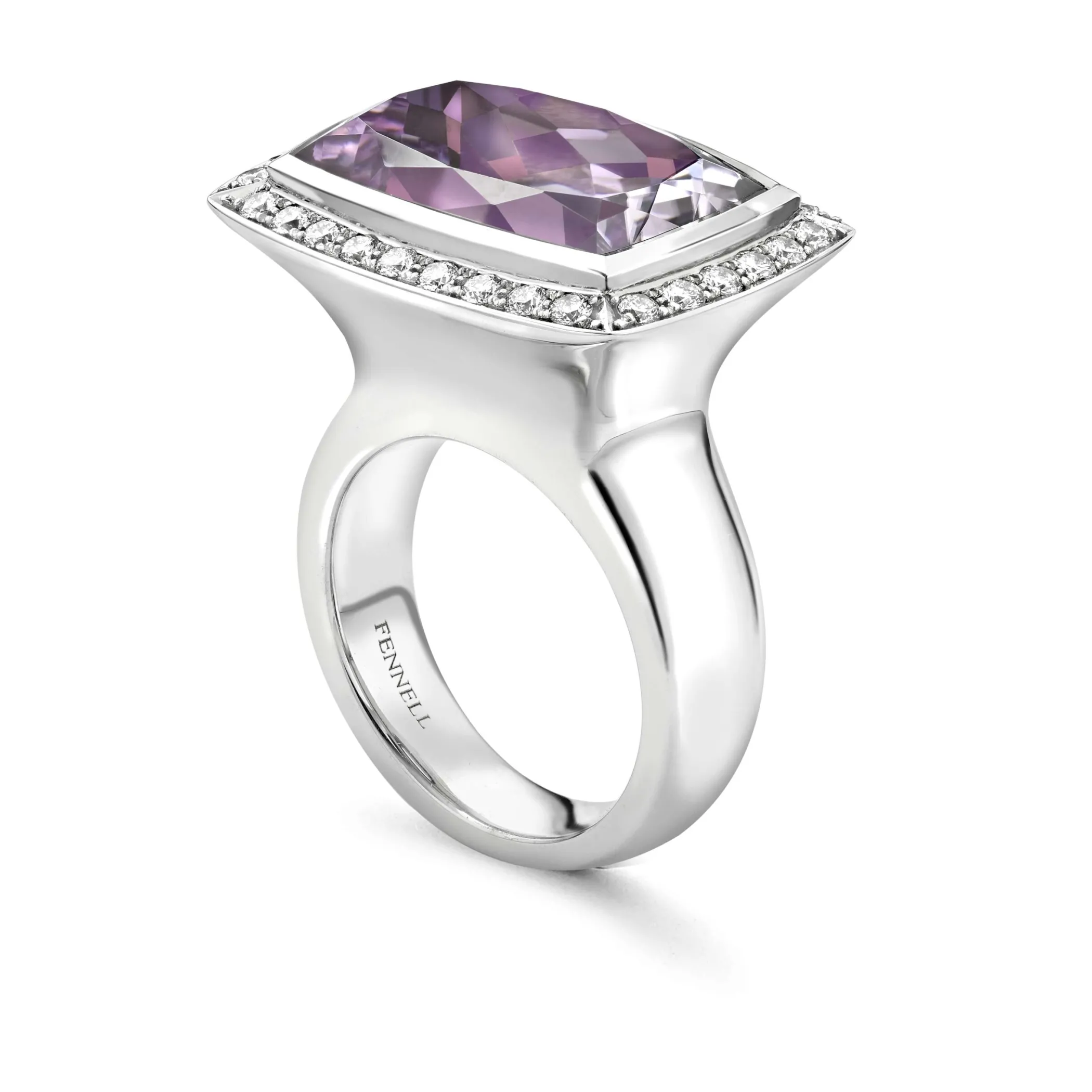 Theo Fennell Jewellery | One Off Pieces*Kunzite & Diamond Halo Ring