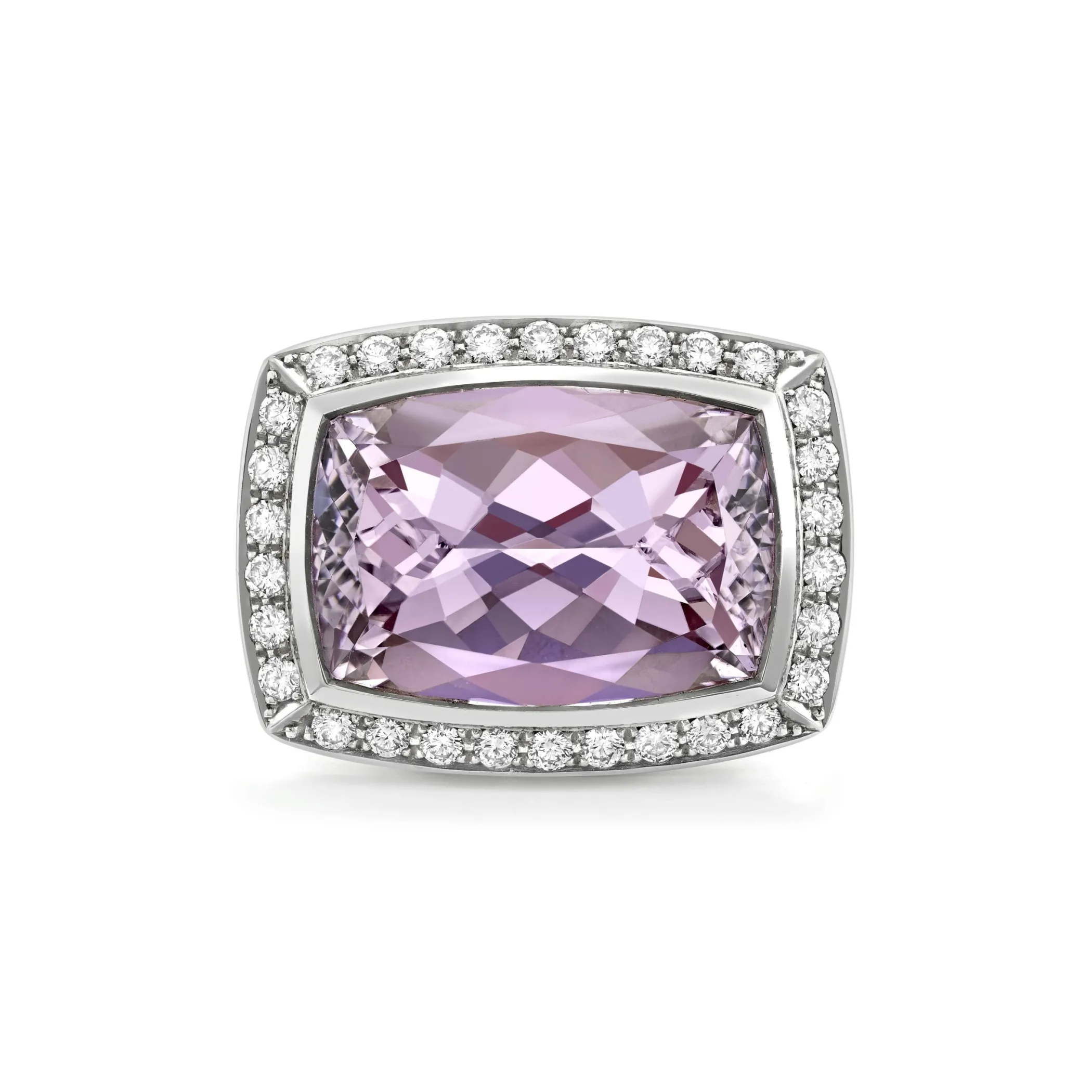 Theo Fennell Jewellery | One Off Pieces*Kunzite & Diamond Halo Ring