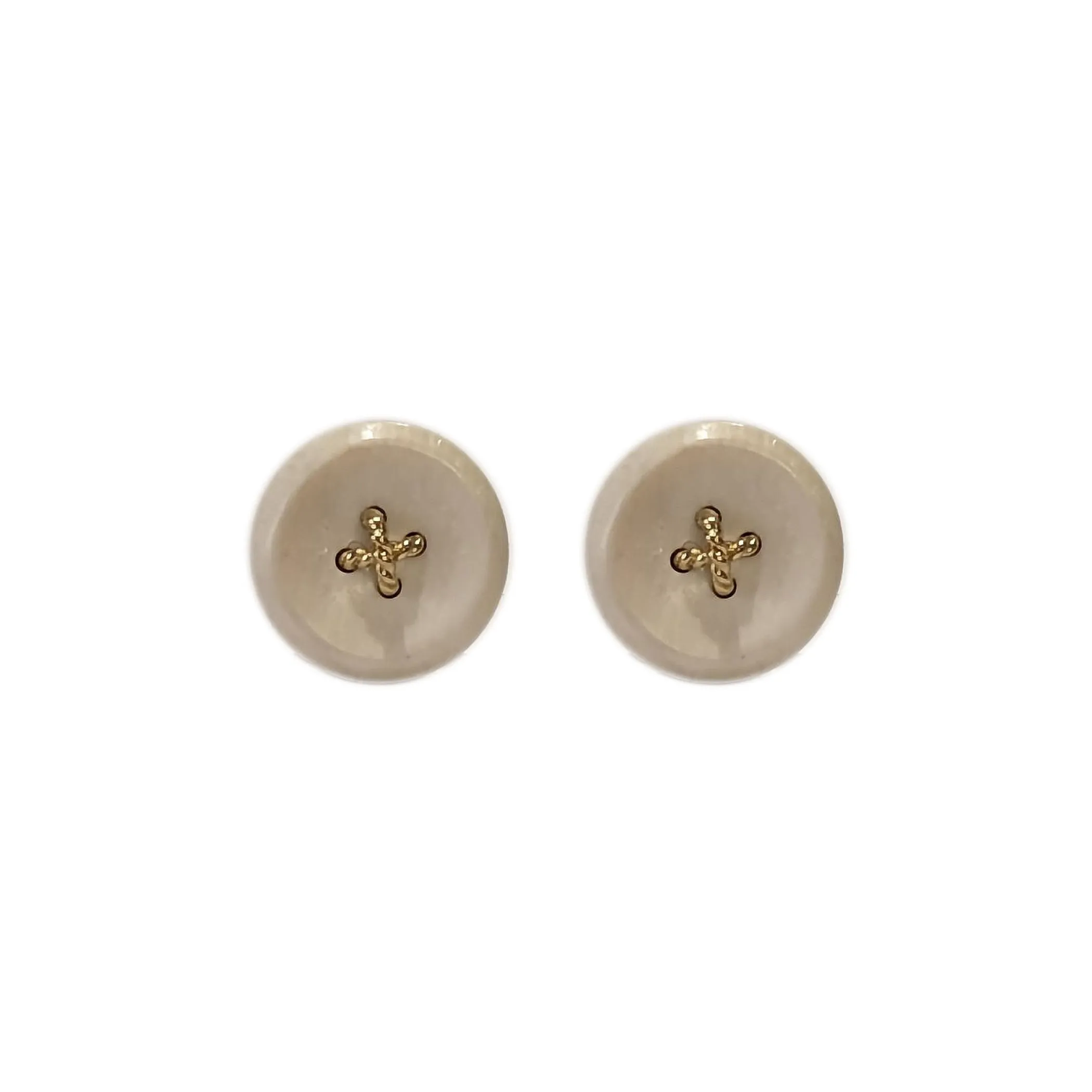 Theo Fennell Jewellery | One Off Pieces*Mammoth Button Small Stud Earrings
