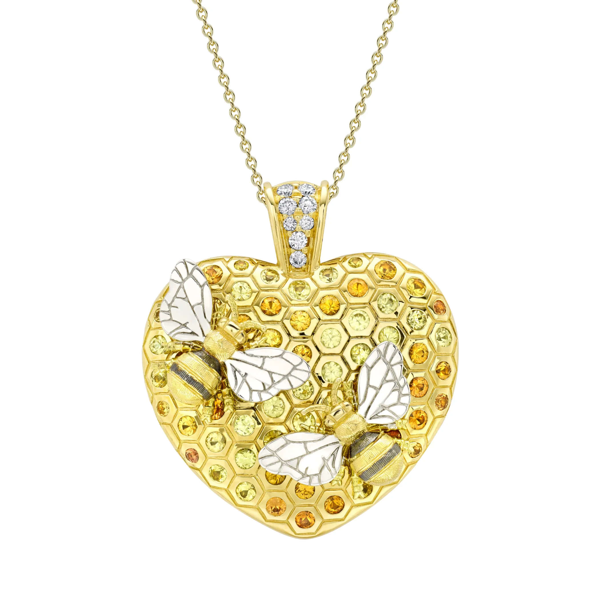 Theo Fennell Jewellery | Art Pendants*Medium Queen Bee ‘Art Pendant & Chain