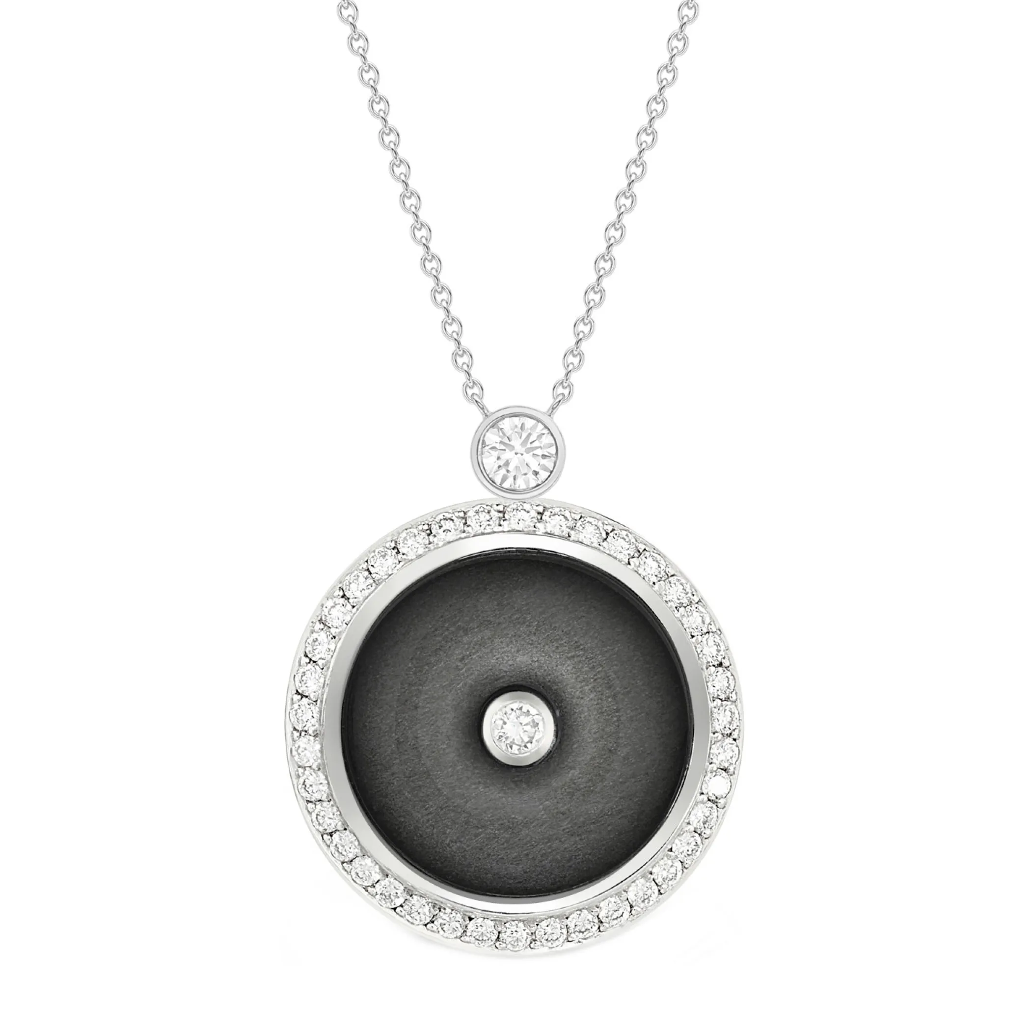 Theo Fennell Jewellery | Pendants*Obsidian & Diamond Pendant