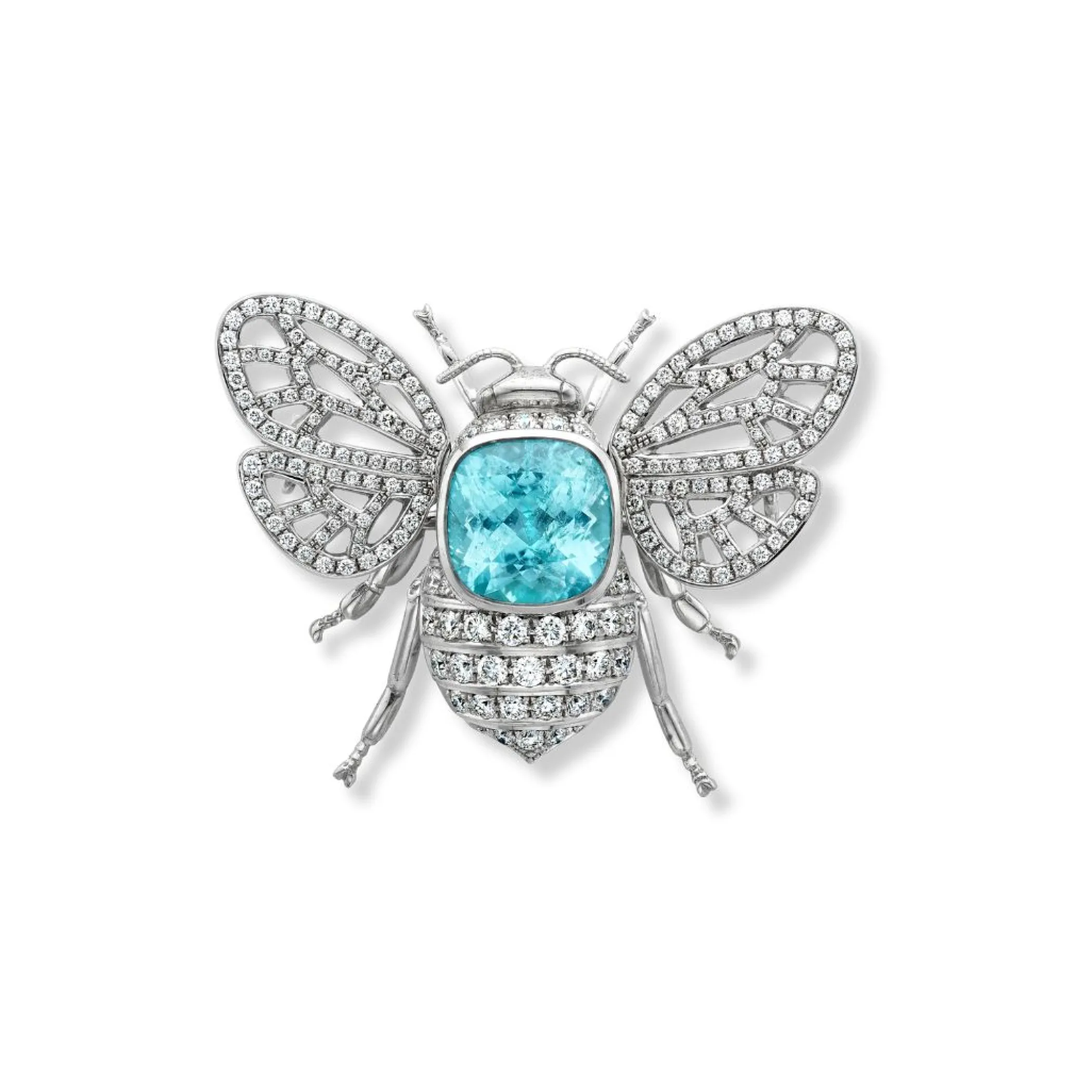 Theo Fennell One Off Pieces | Brooches*Paraiba Tourmaline and Diamond Bee Brooch