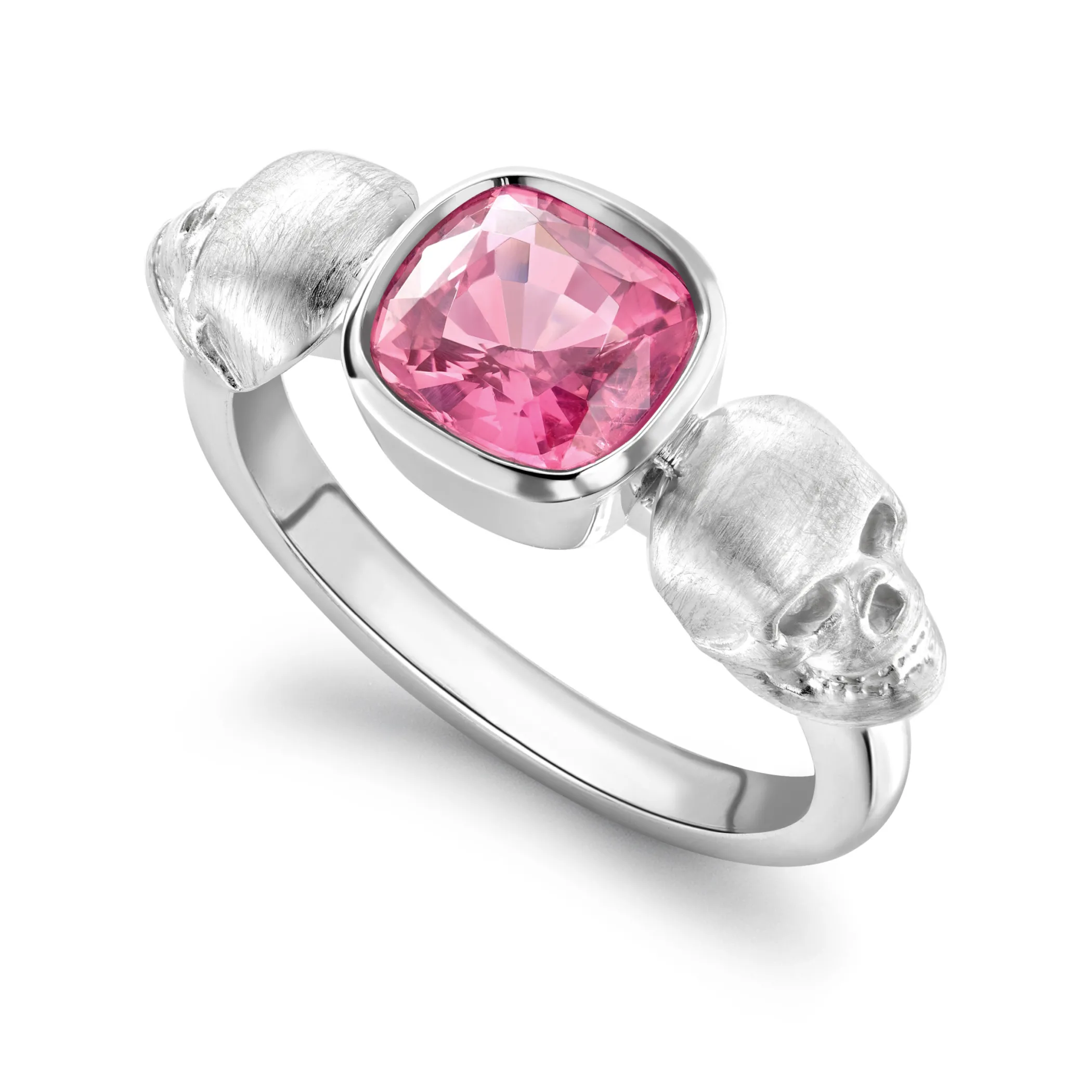 Theo Fennell Jewellery | One Off Pieces*Pink Spinel Skull Ring