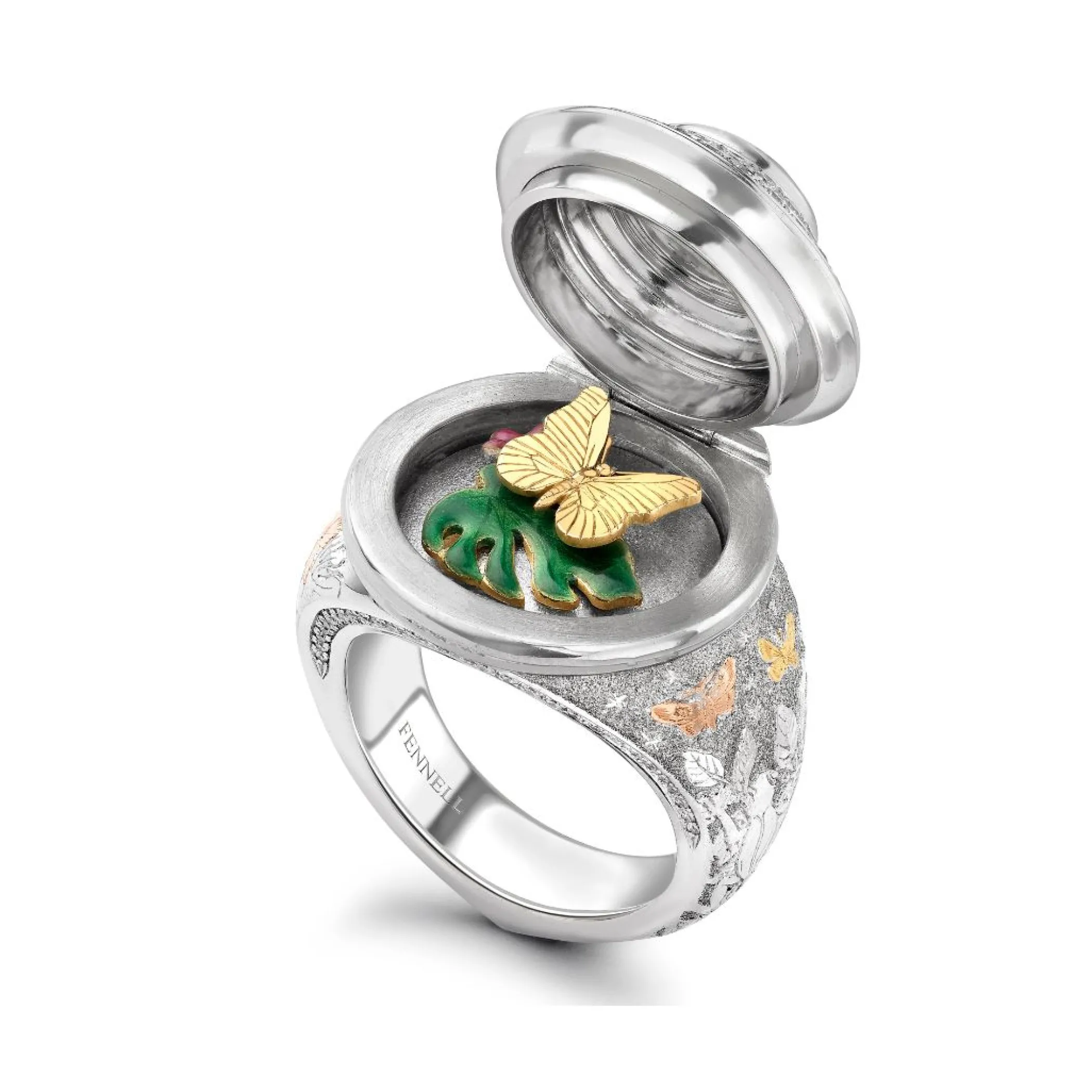 Theo Fennell Jewellery | One Off Pieces*Rose Cut Diamond Opening Paradise Butterfly Ring