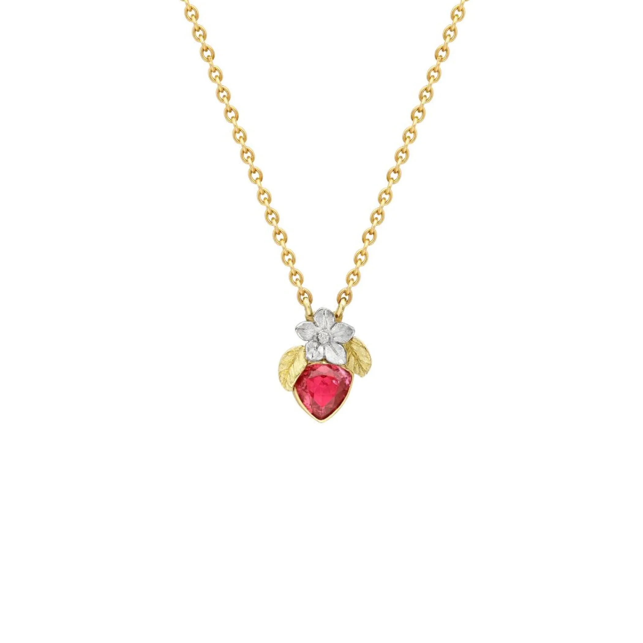 Theo Fennell Jewellery | Necklaces*Rubellite Posy Blossom Necklace