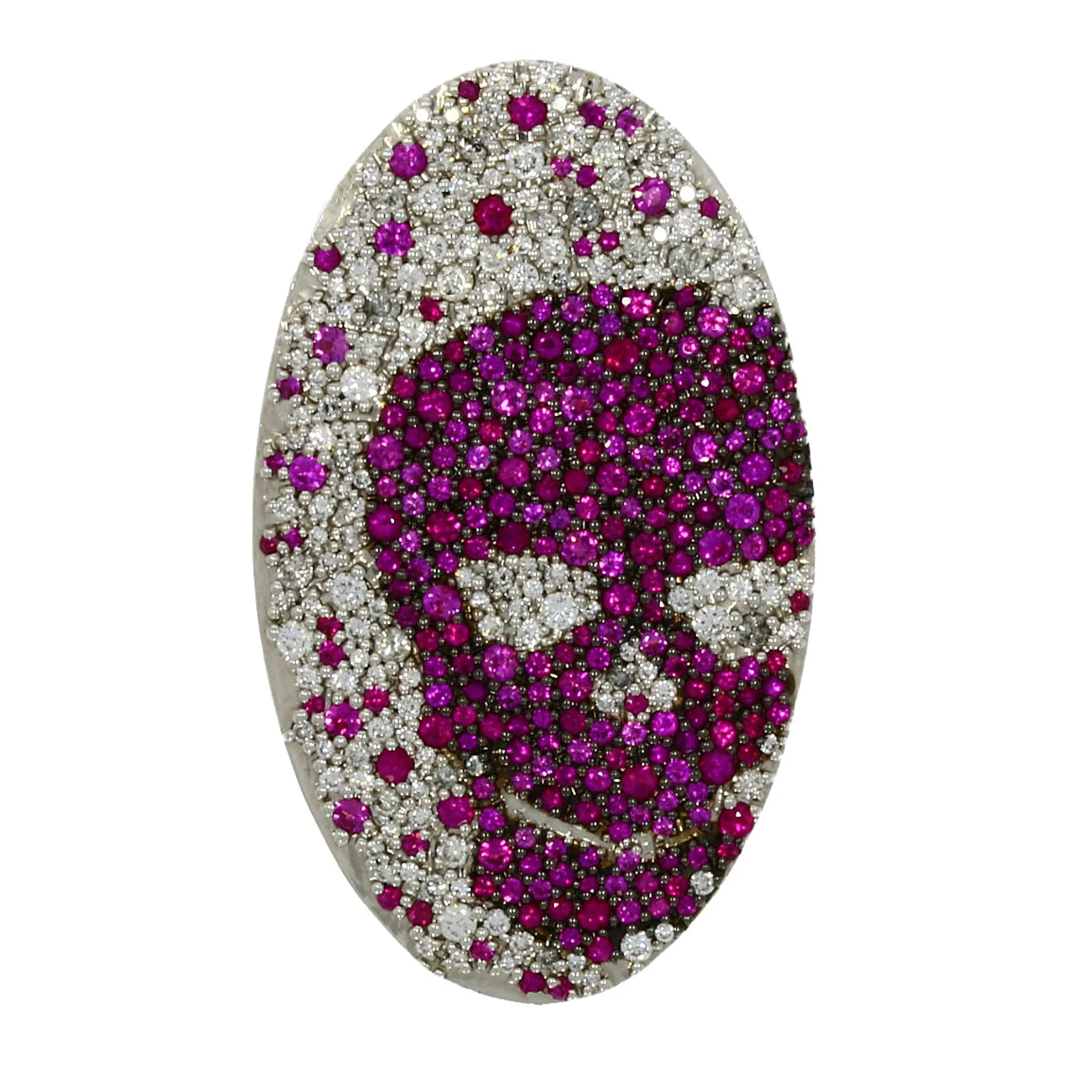 Theo Fennell Jewellery | Brooches*Ruby & Diamond Skull Jouster Brooch