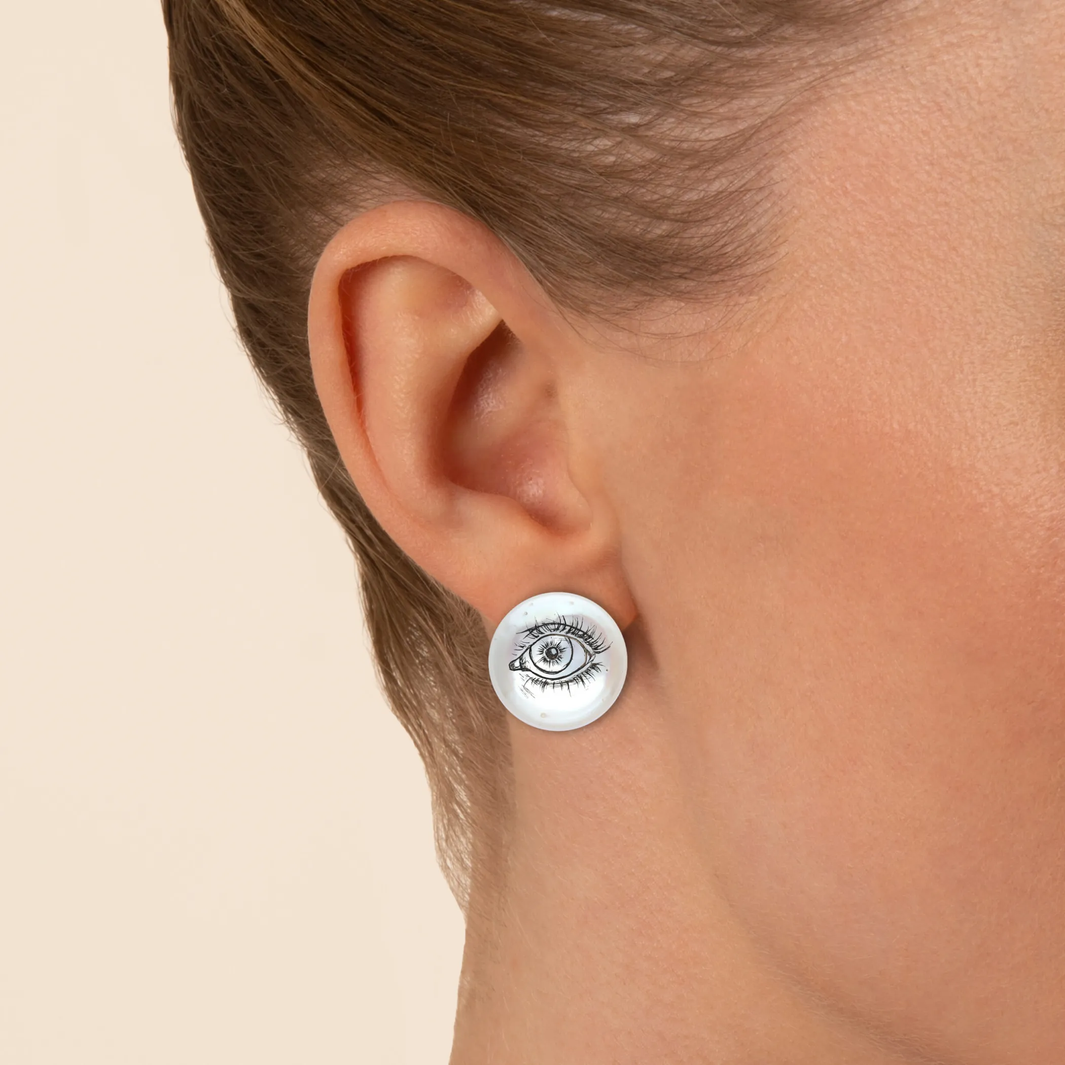 Theo Fennell Jewellery | Stud Earrings*Scrimshaw Coin Stud Earrings