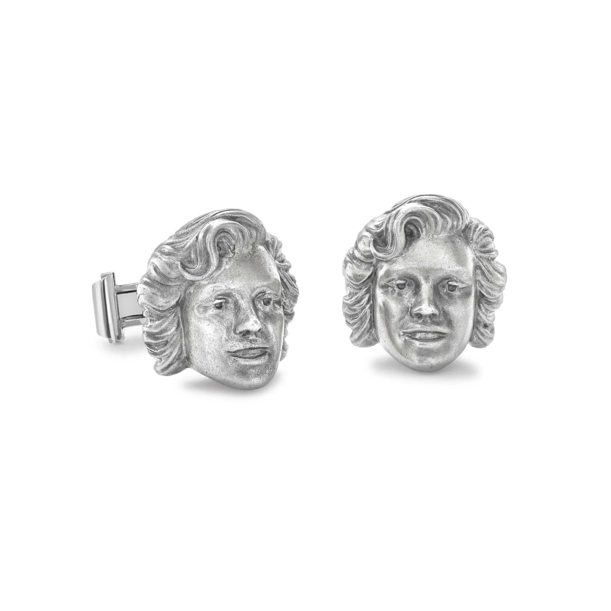 Theo Fennell Silverware | Jewellery*Silver Blonde Bombshell Portrait Cufflinks