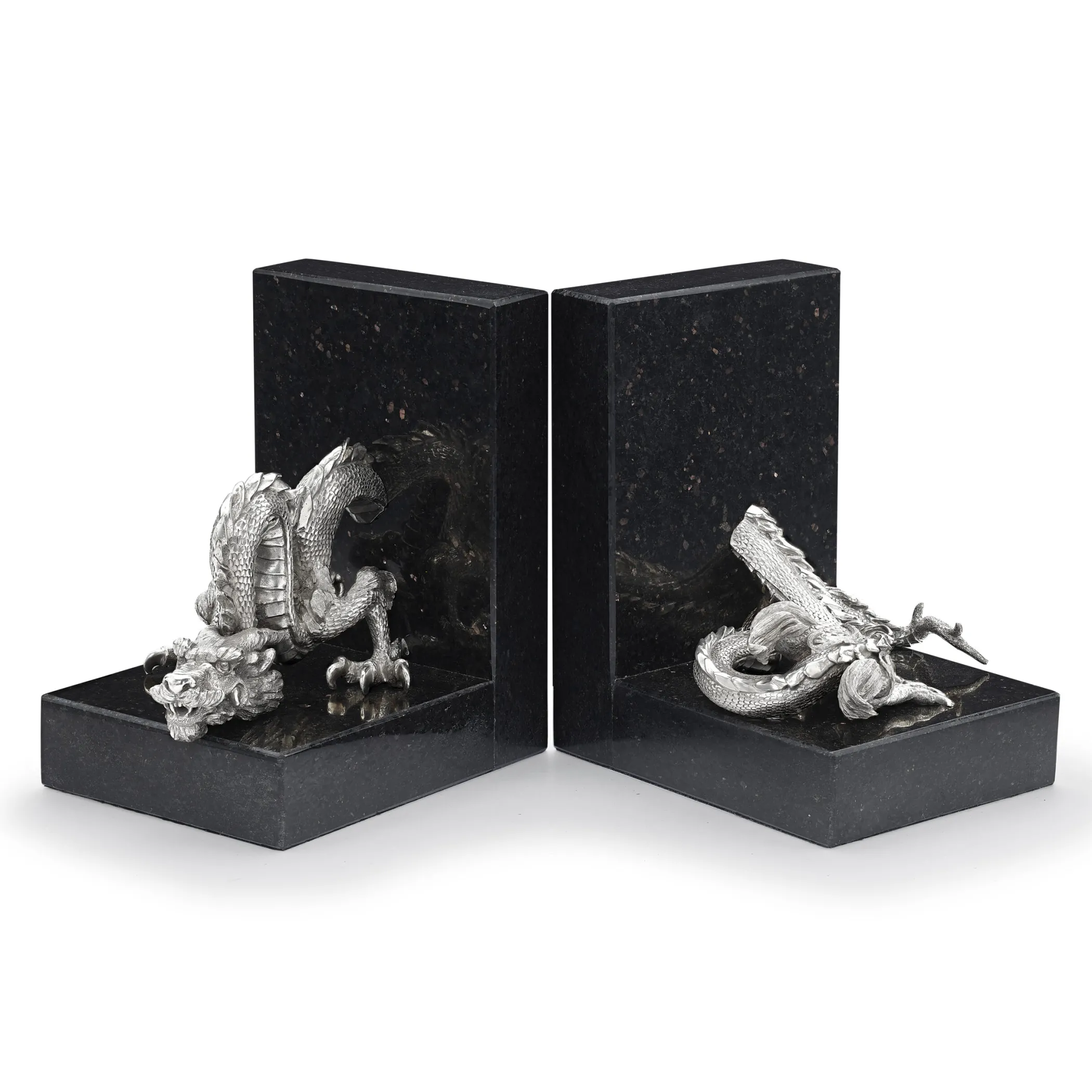 Theo Fennell Silverware*Silver Dragon Bookends