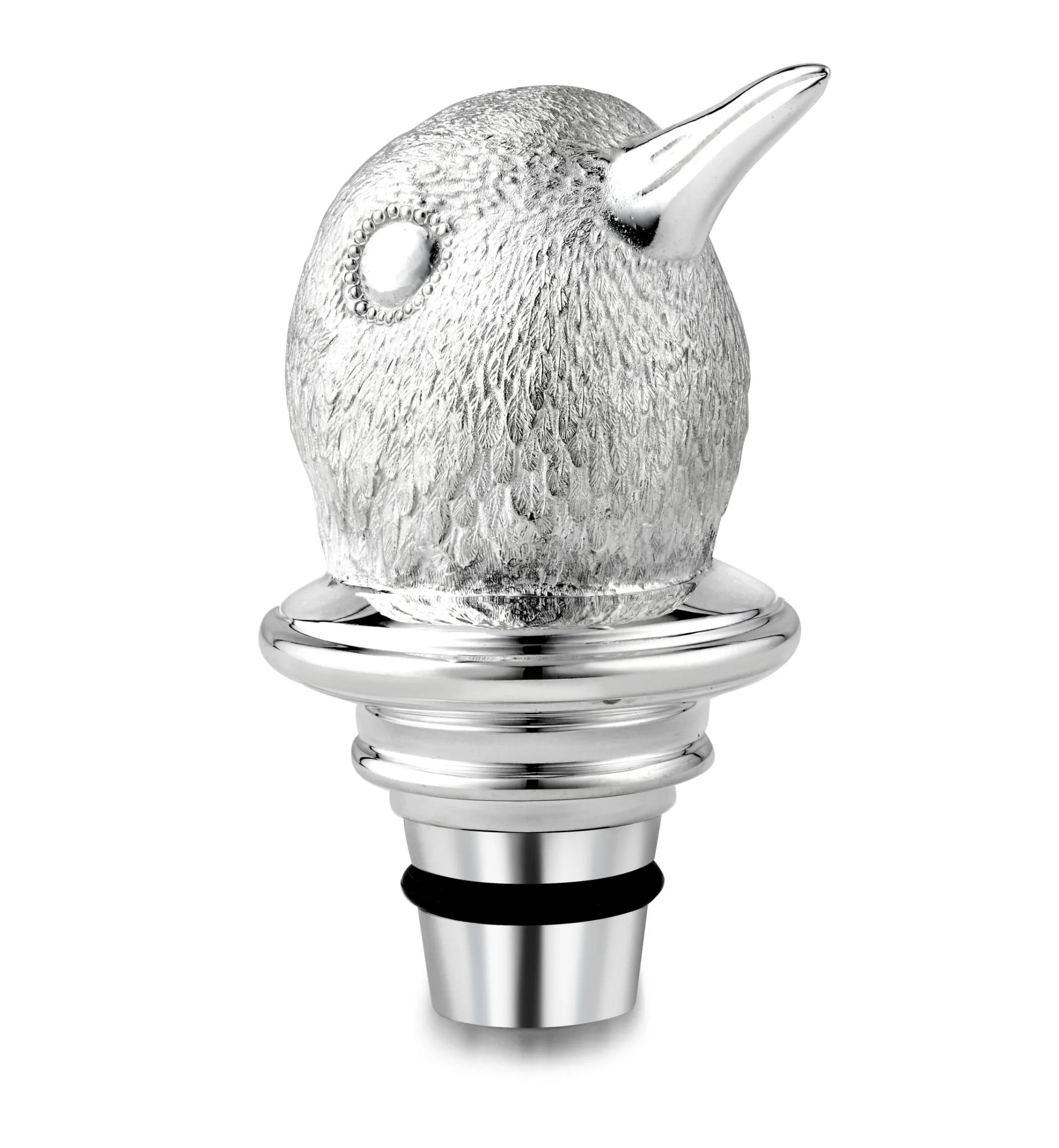 Theo Fennell Silverware*Silver Golden Plover Decanter Stopper