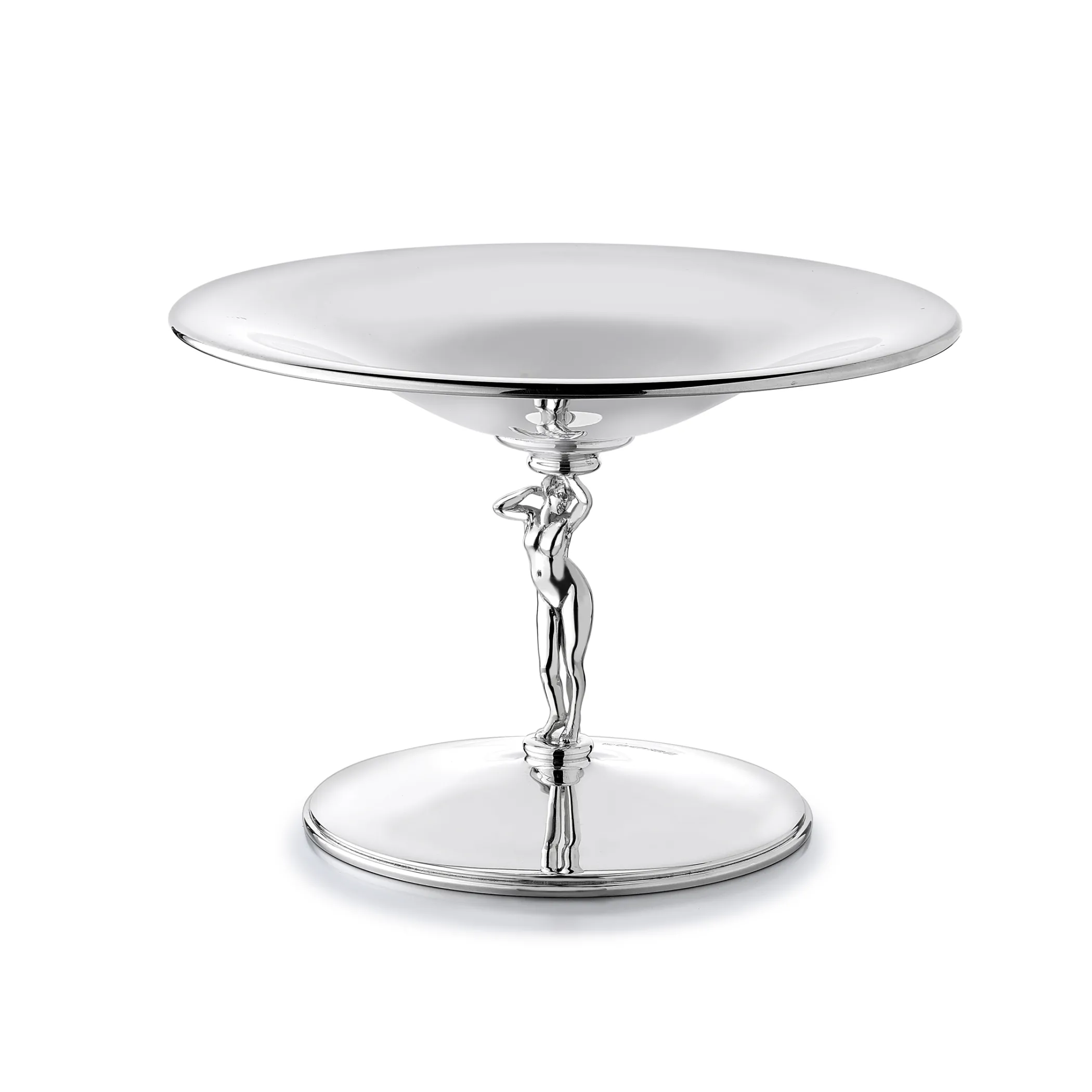 Theo Fennell Silverware*Silver Lady Bonbonniere 9″