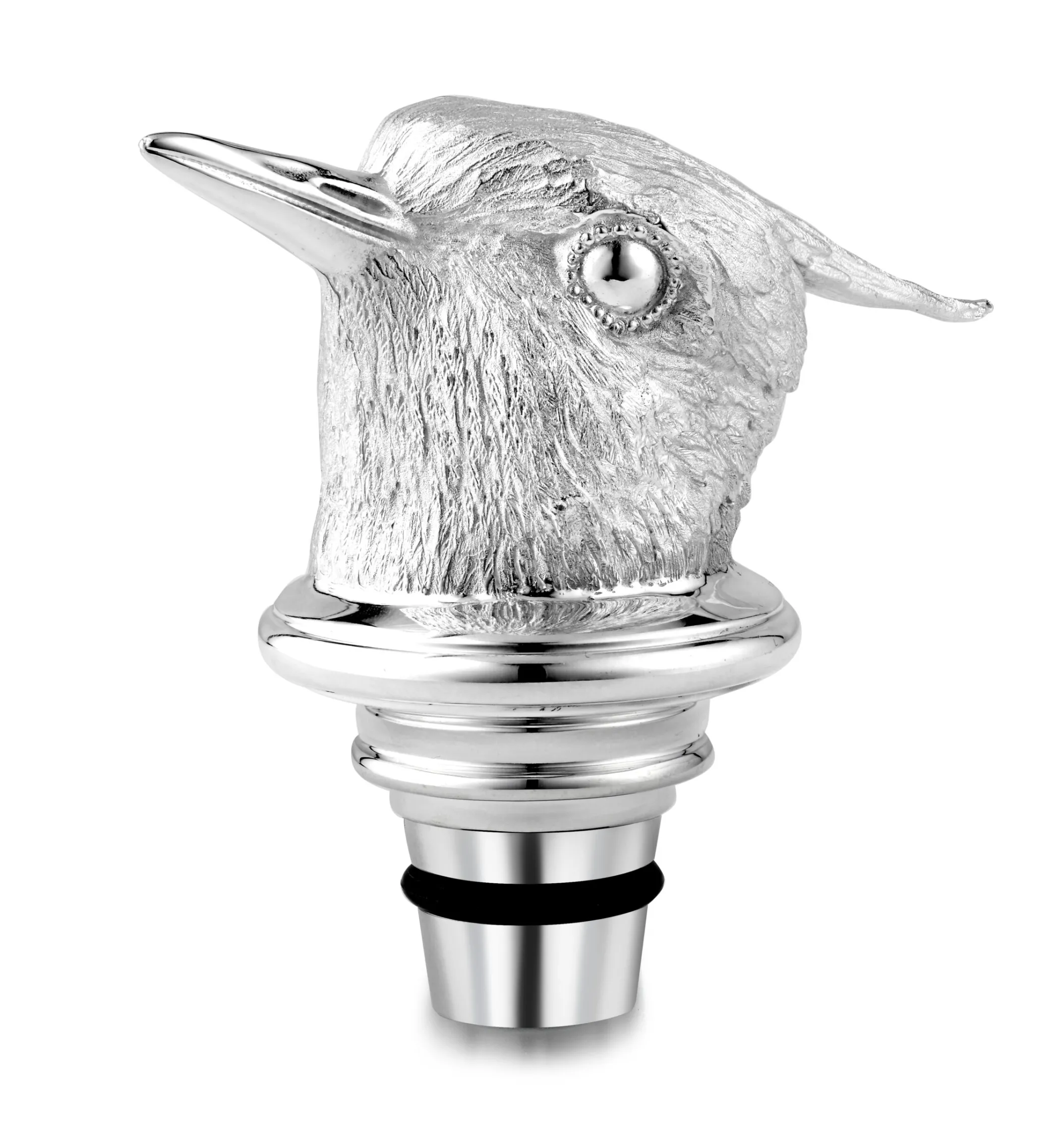 Theo Fennell Silverware*Silver Lapwing Decanter Stopper
