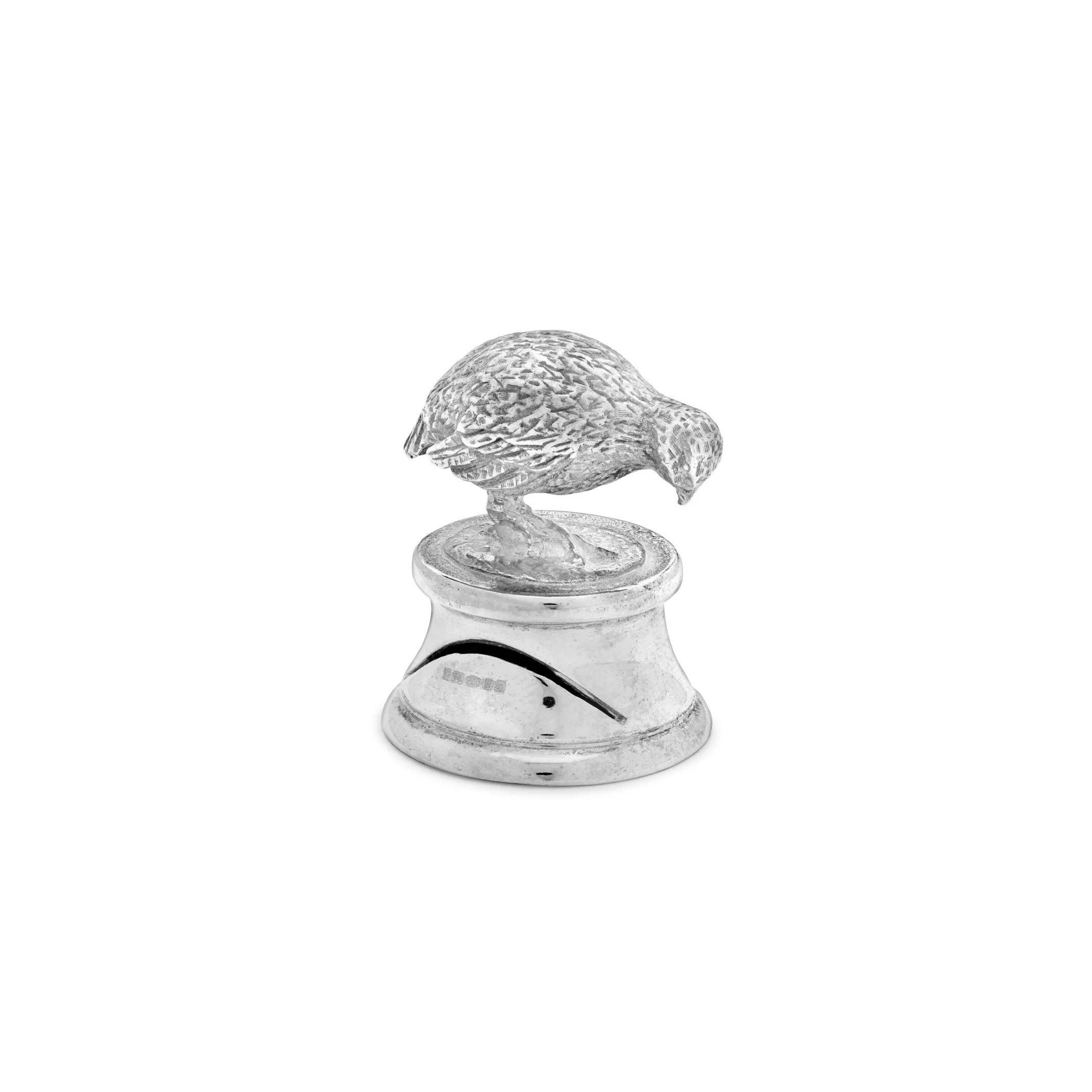 Theo Fennell Silverware*Silver Partridge Menu Holder