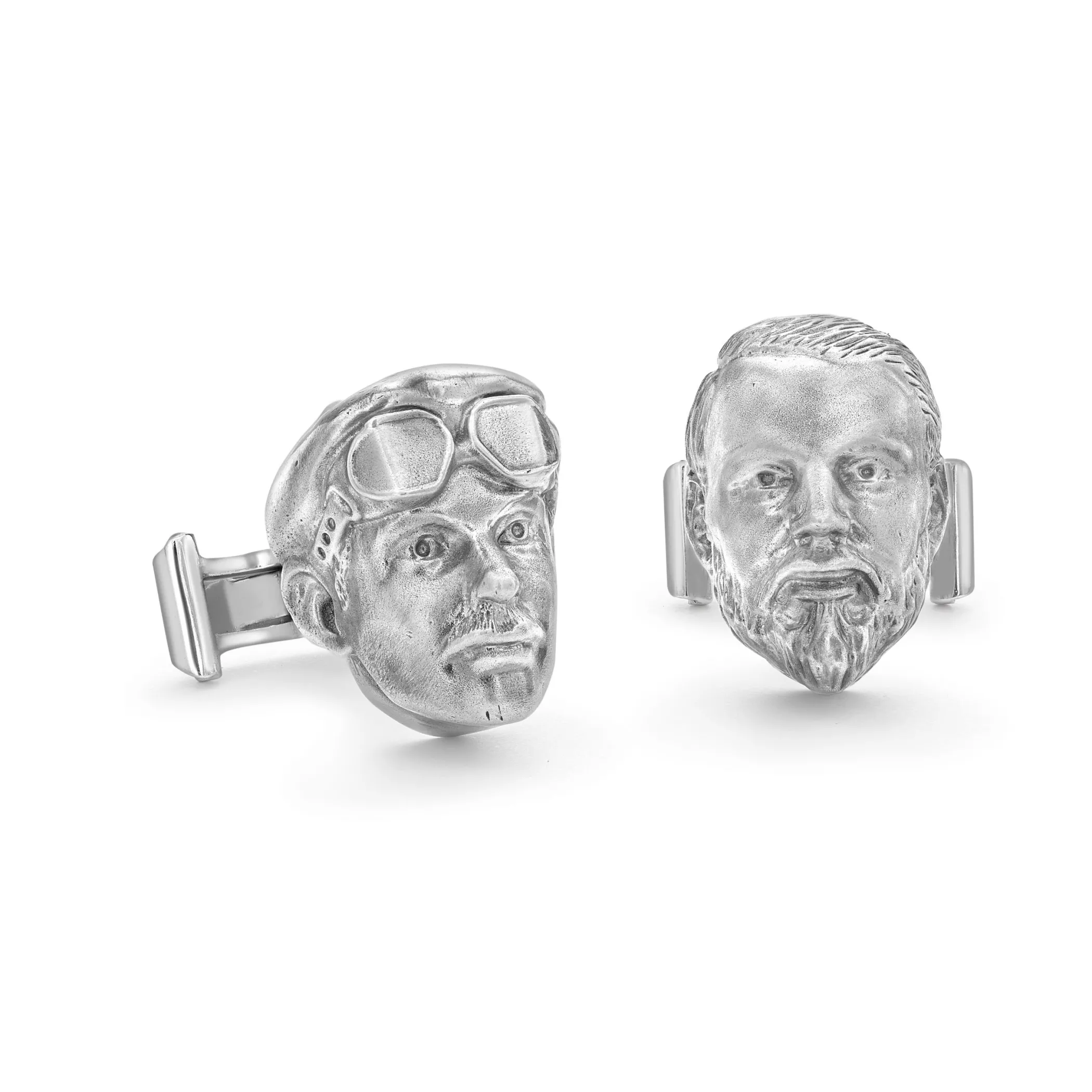 Theo Fennell Silverware | Jewellery*Silver Rolls & Royce Portrait Cufflinks