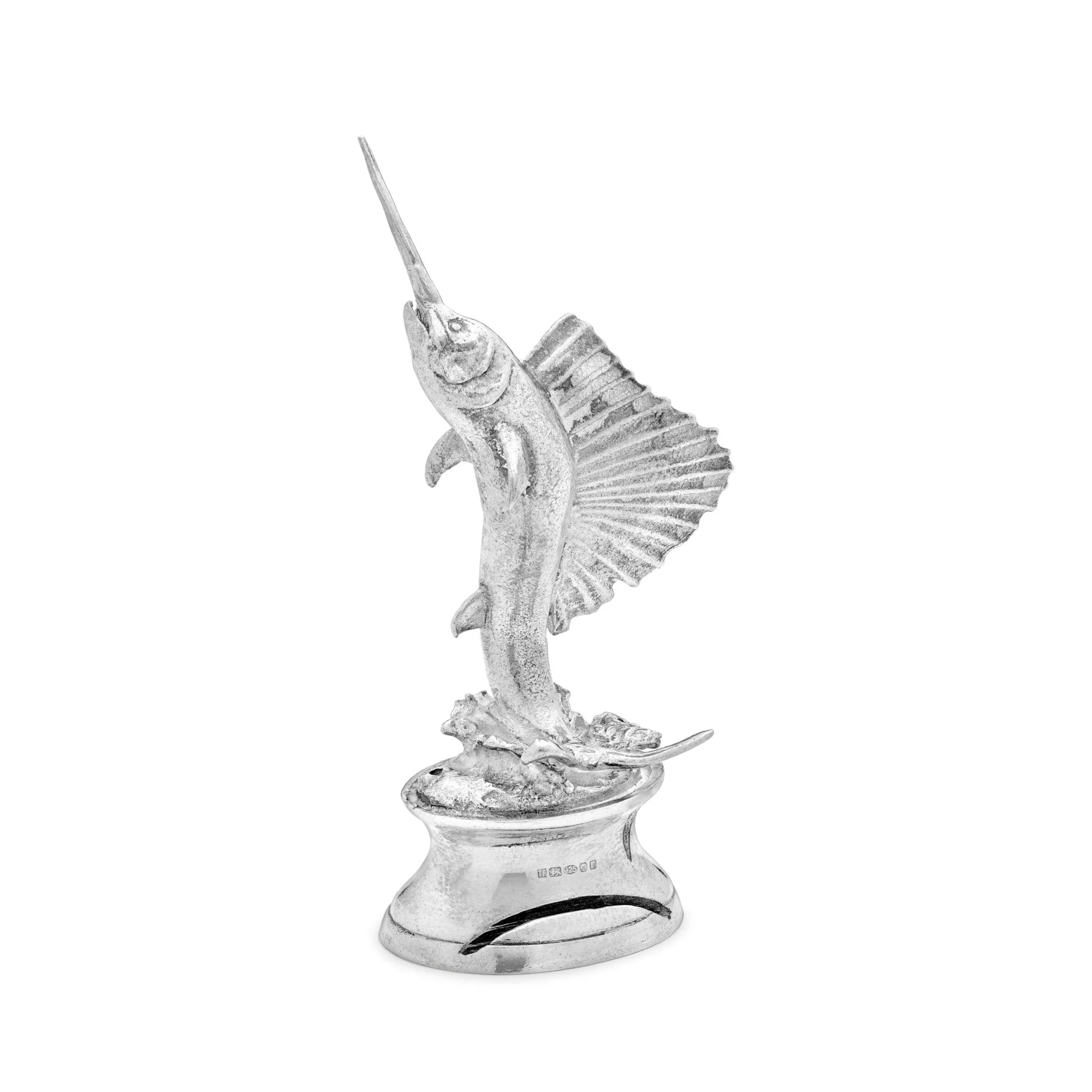 Theo Fennell Silverware*Silver Sailfish Menu Holder