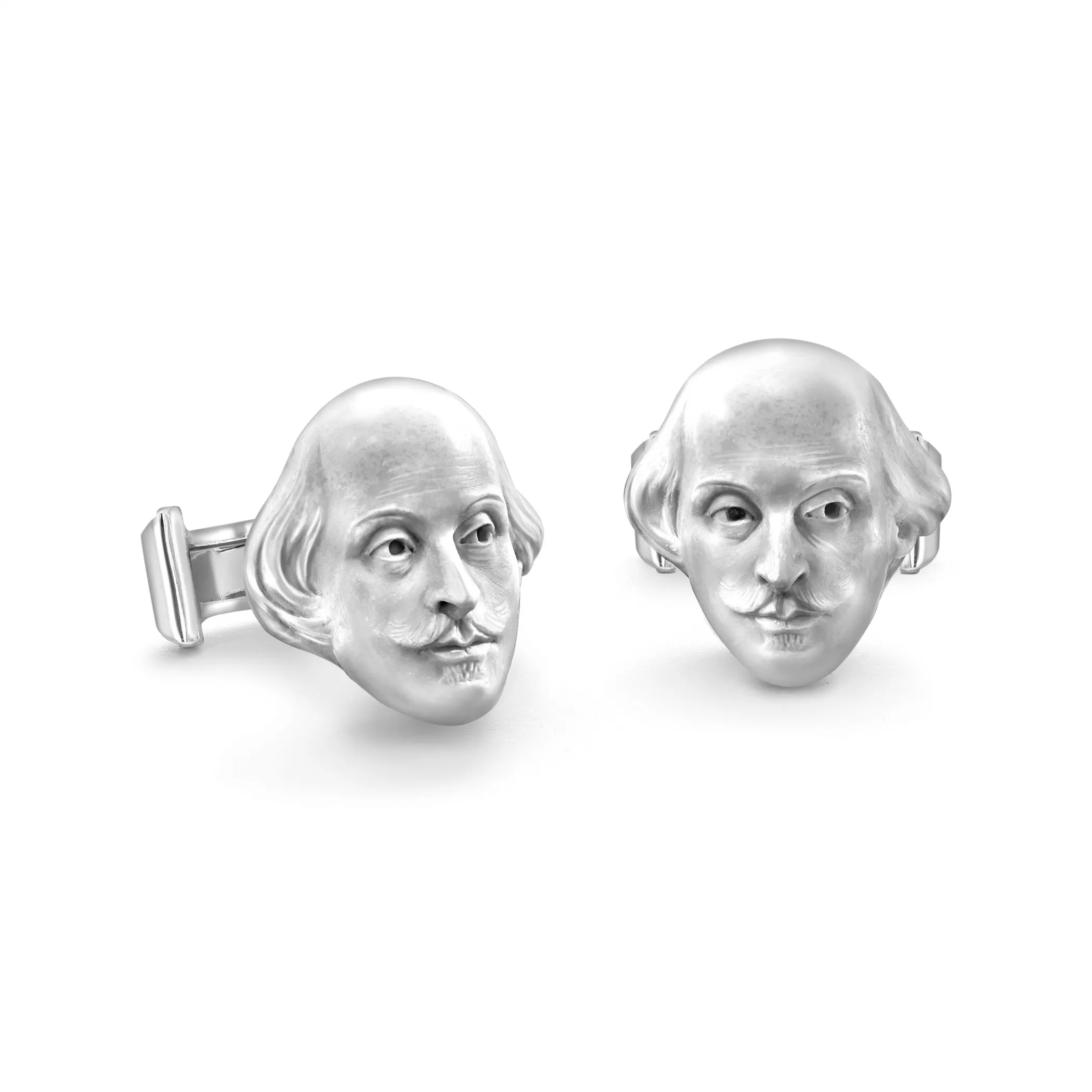 Theo Fennell Silverware | Jewellery*Silver Shakespeare Portrait Cufflinks
