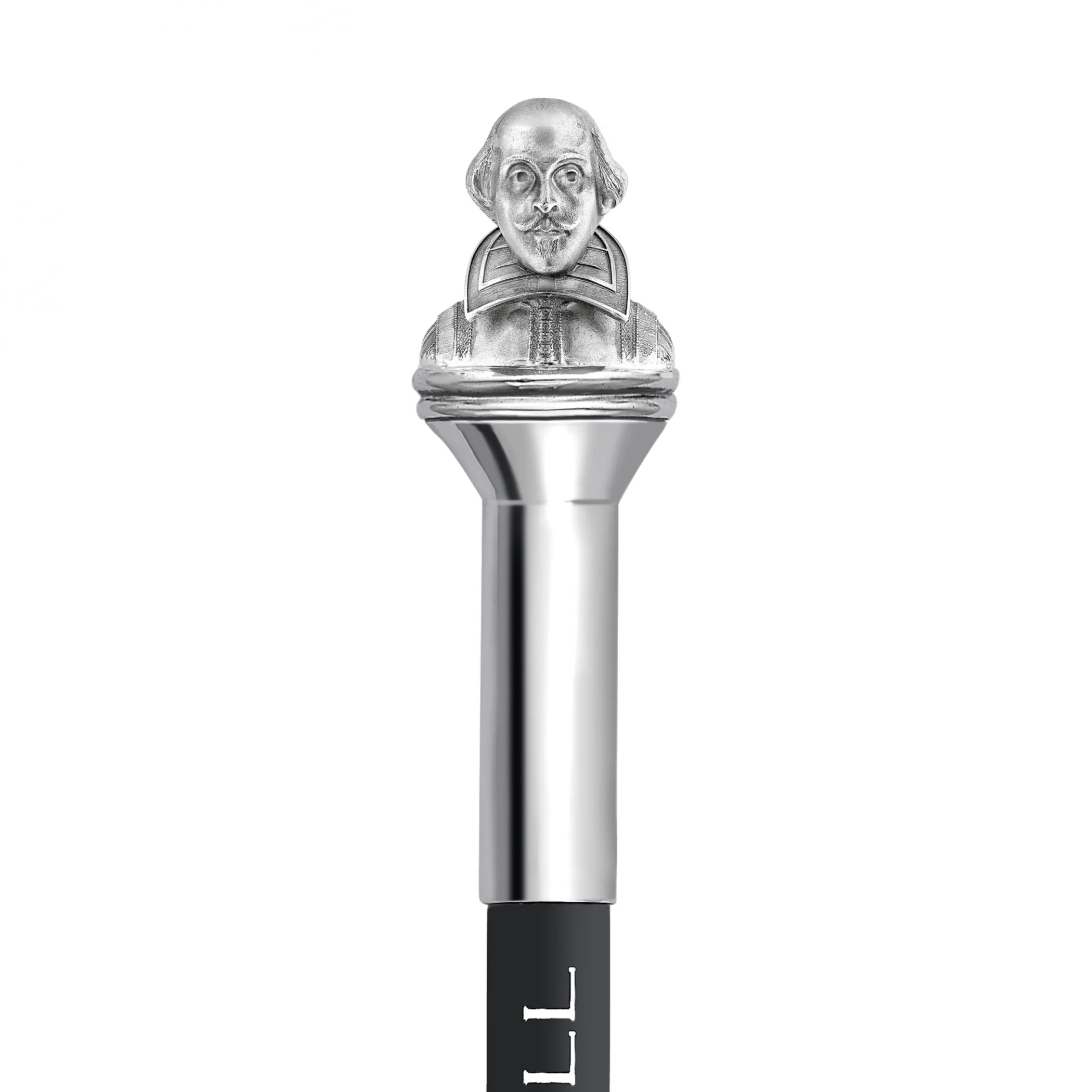 Theo Fennell Silverware*Silver Shakespeare Portrait Pencil Top