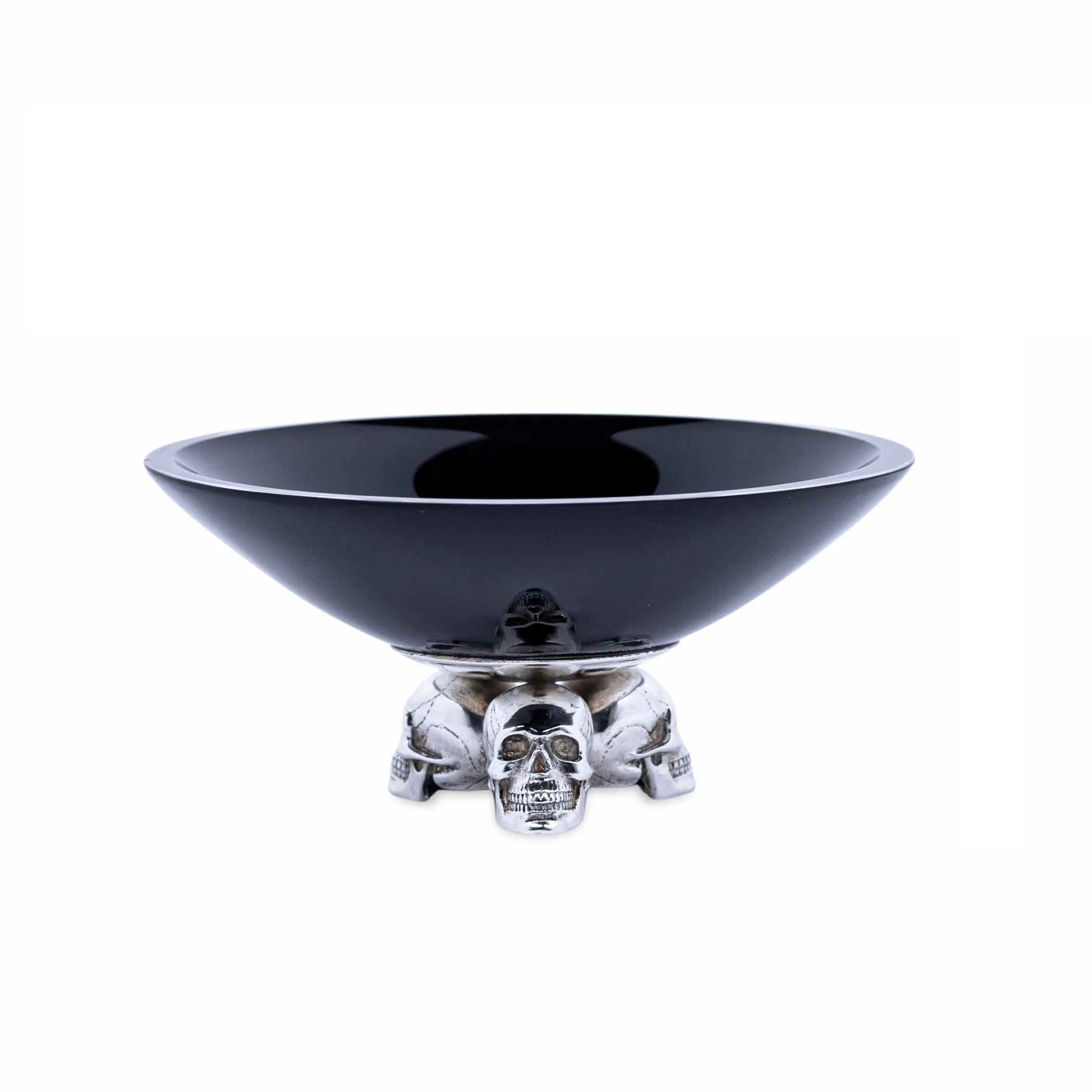 Theo Fennell Silverware*Silver Skull Base Chopsticks Bowl