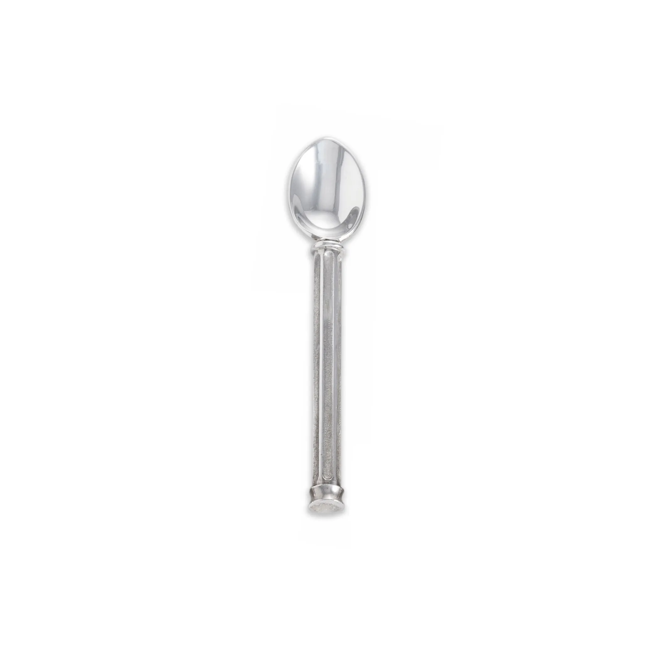 Theo Fennell Silverware*Silver Teaspoon with Fluted Handle