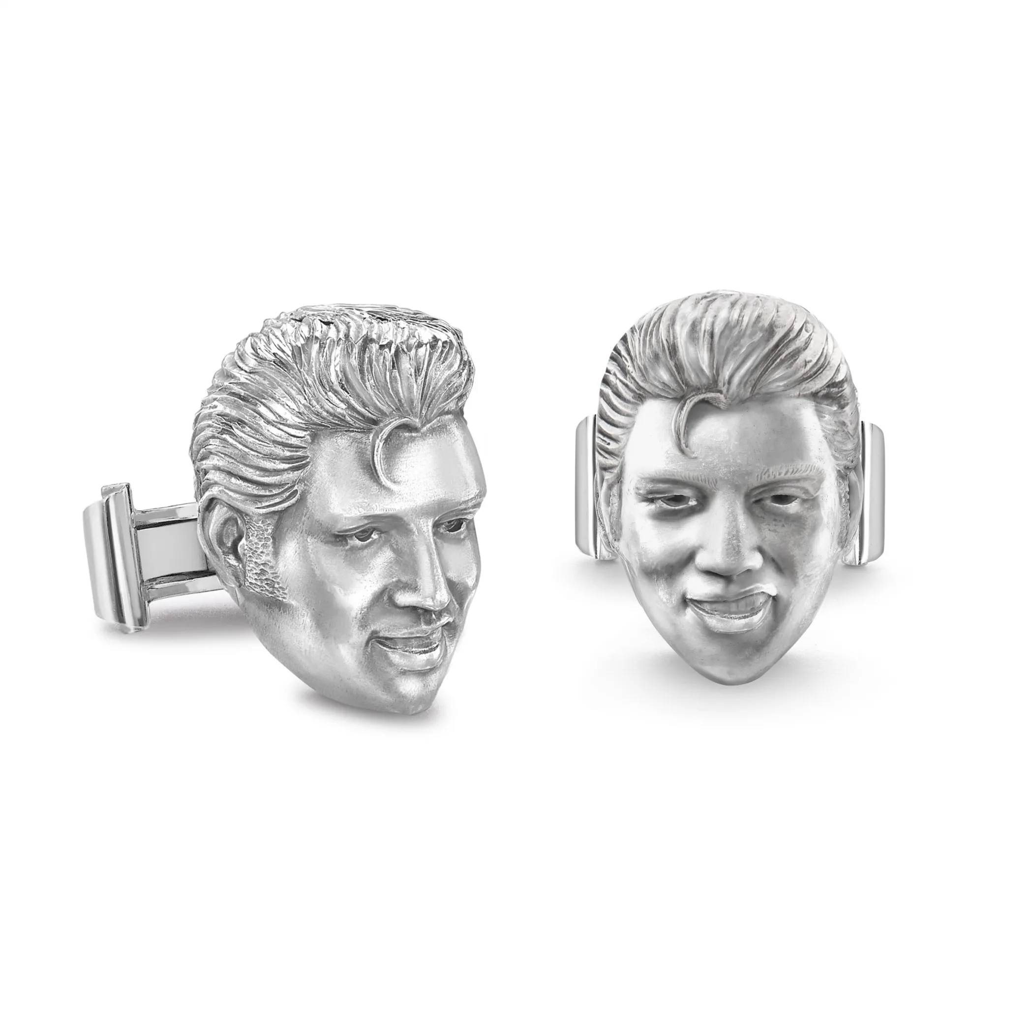 Theo Fennell Silverware | Jewellery*Silver The King Portrait Cufflinks