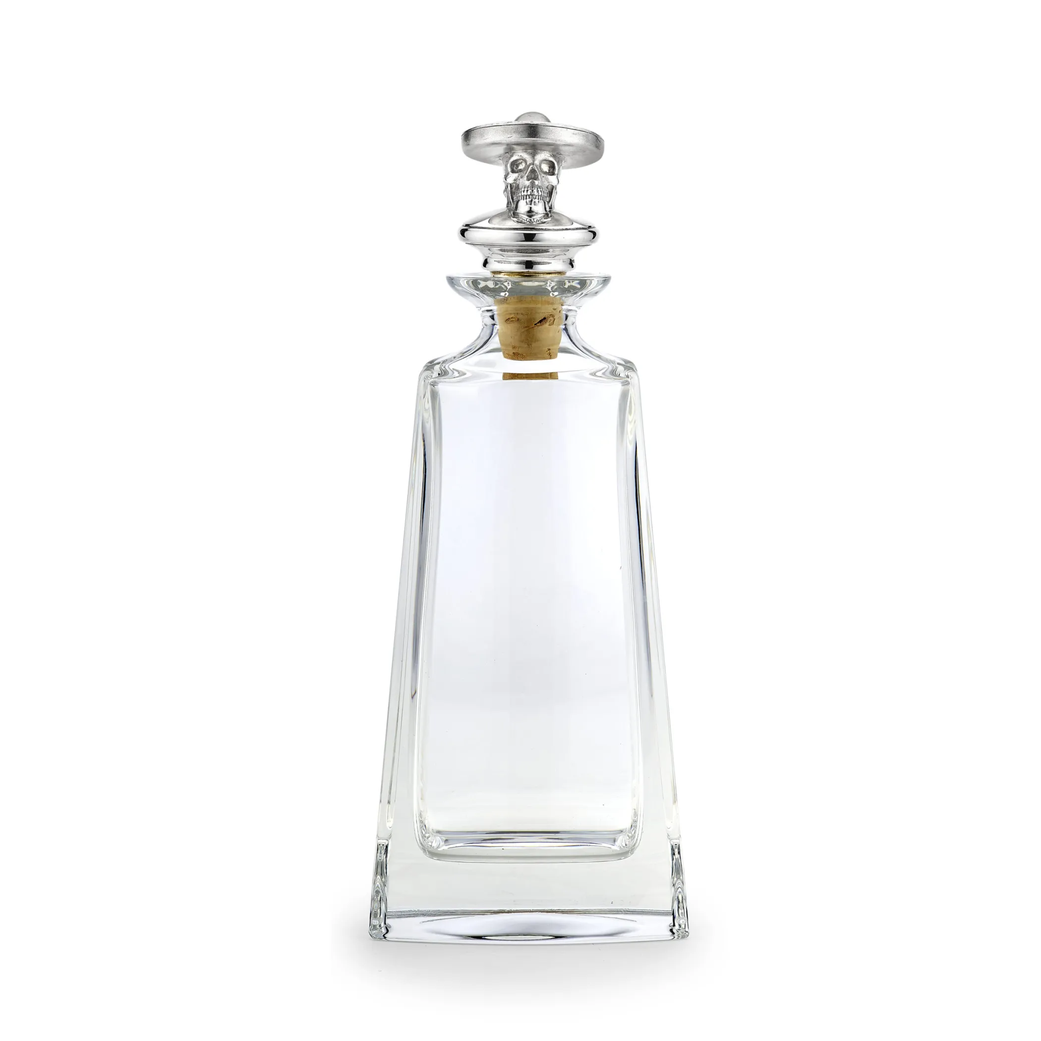 Theo Fennell Silverware*Sombrero Silver Skull Decanter