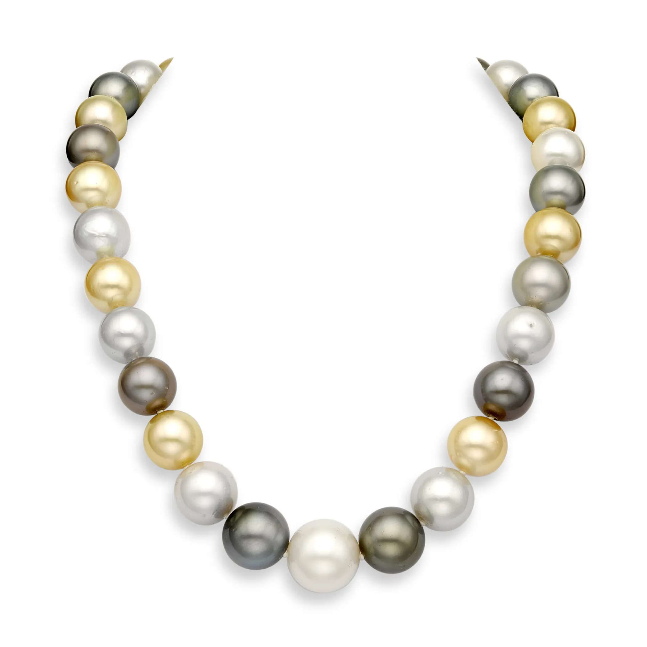 Theo Fennell Jewellery | One Off Pieces*Tahitian, White & Golden South Sea Pearl Necklace