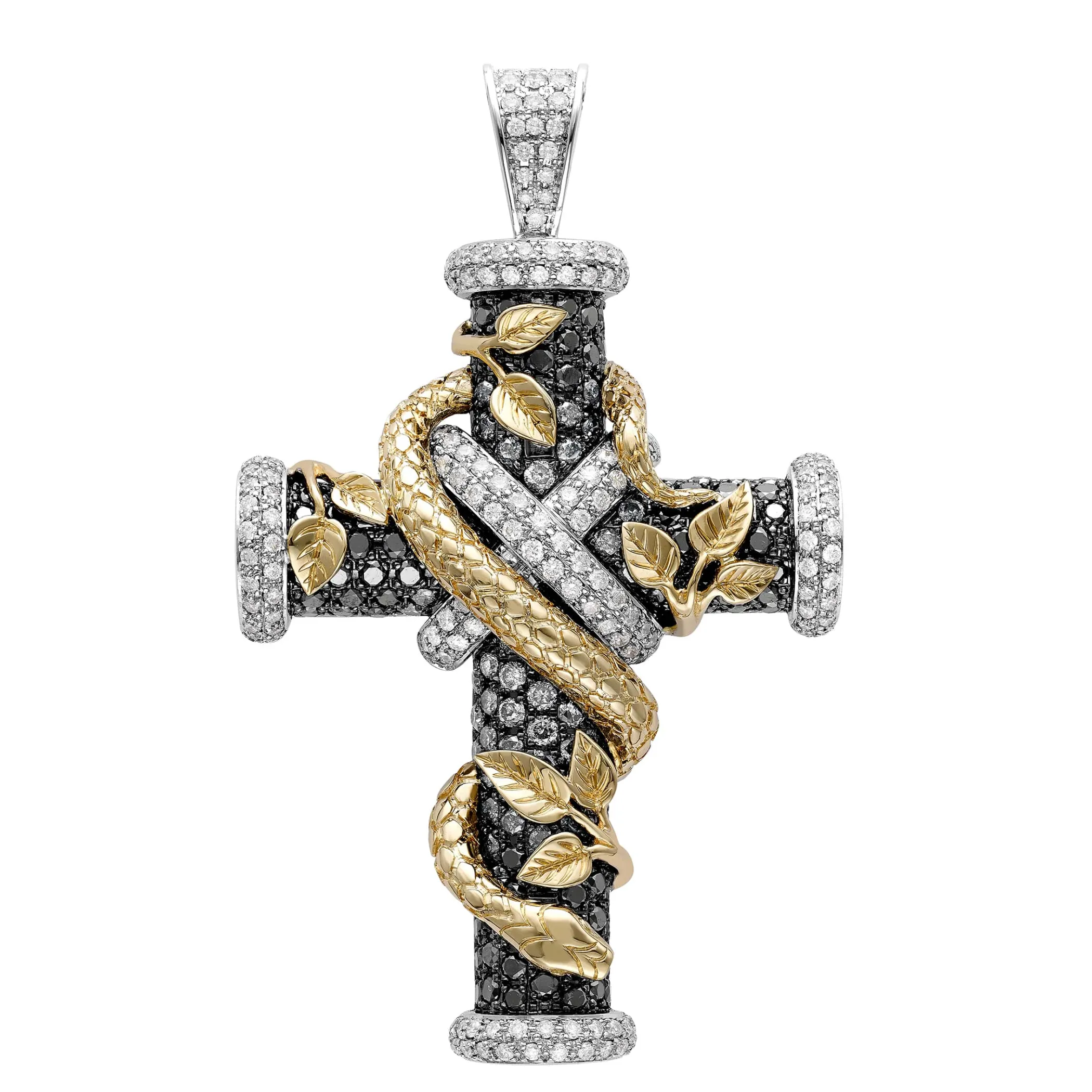 Theo Fennell Jewellery | Pendants*The Night Serpent Cross Pendant
