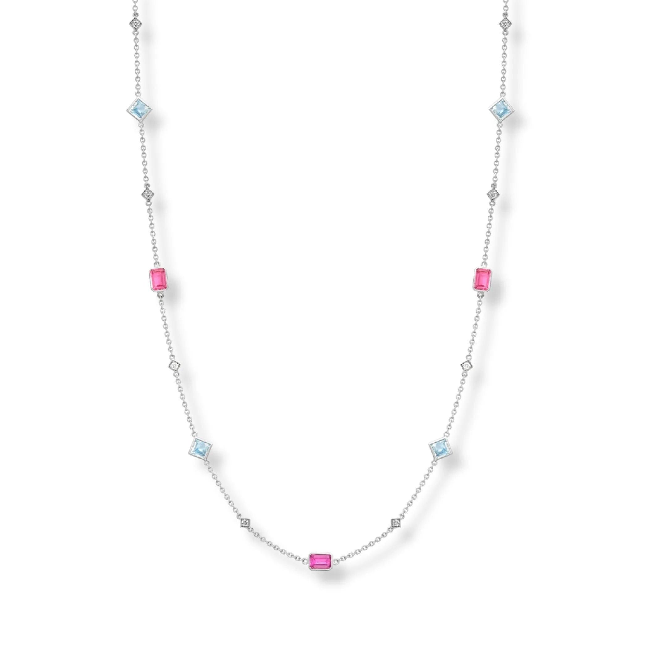 Theo Fennell Jewellery | One Off Pieces*Tourmaline, Aquamarine and Diamond Motley Necklace
