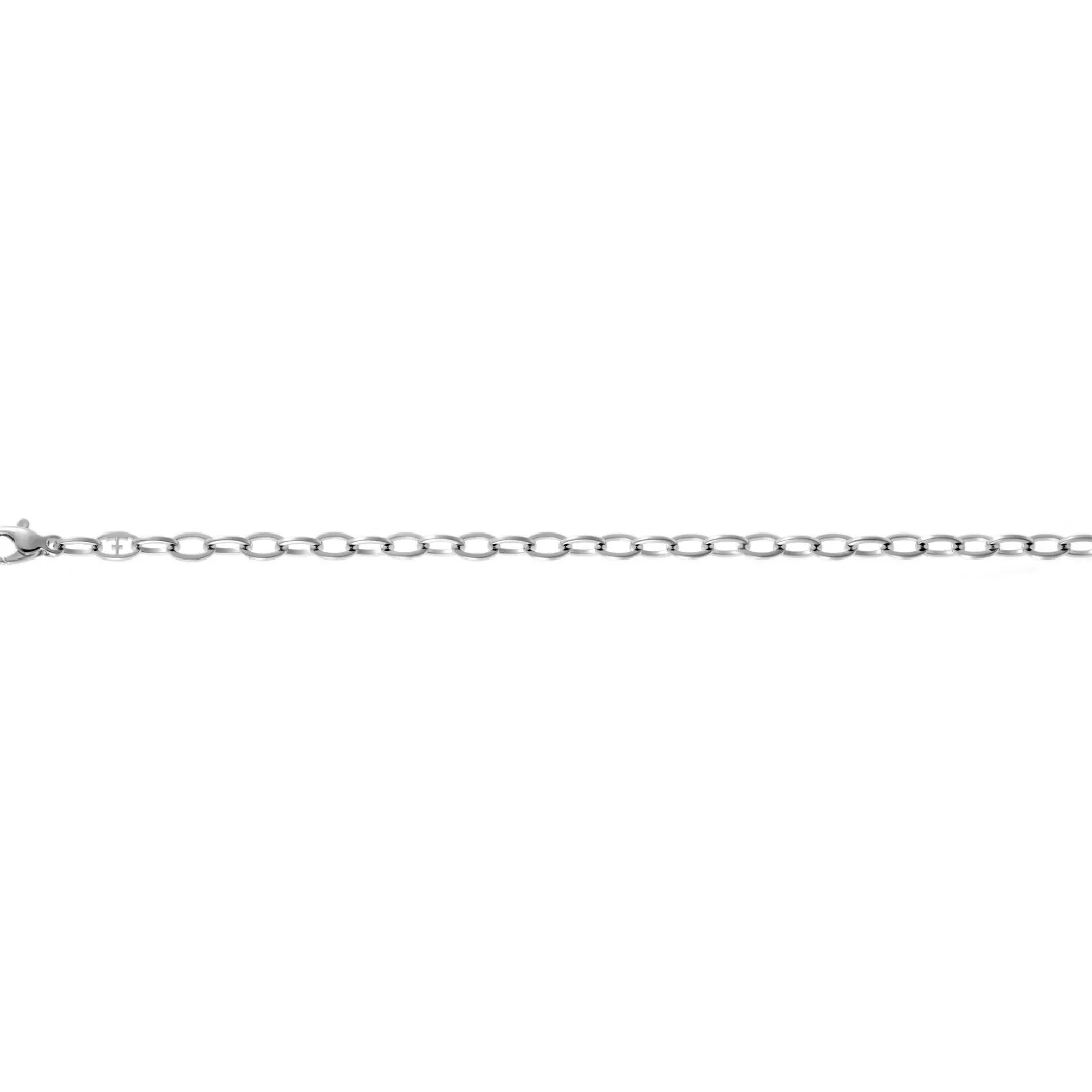Theo Fennell Jewellery | Bracelets & Charms*White Gold Outline Small Link Charm Bracelet