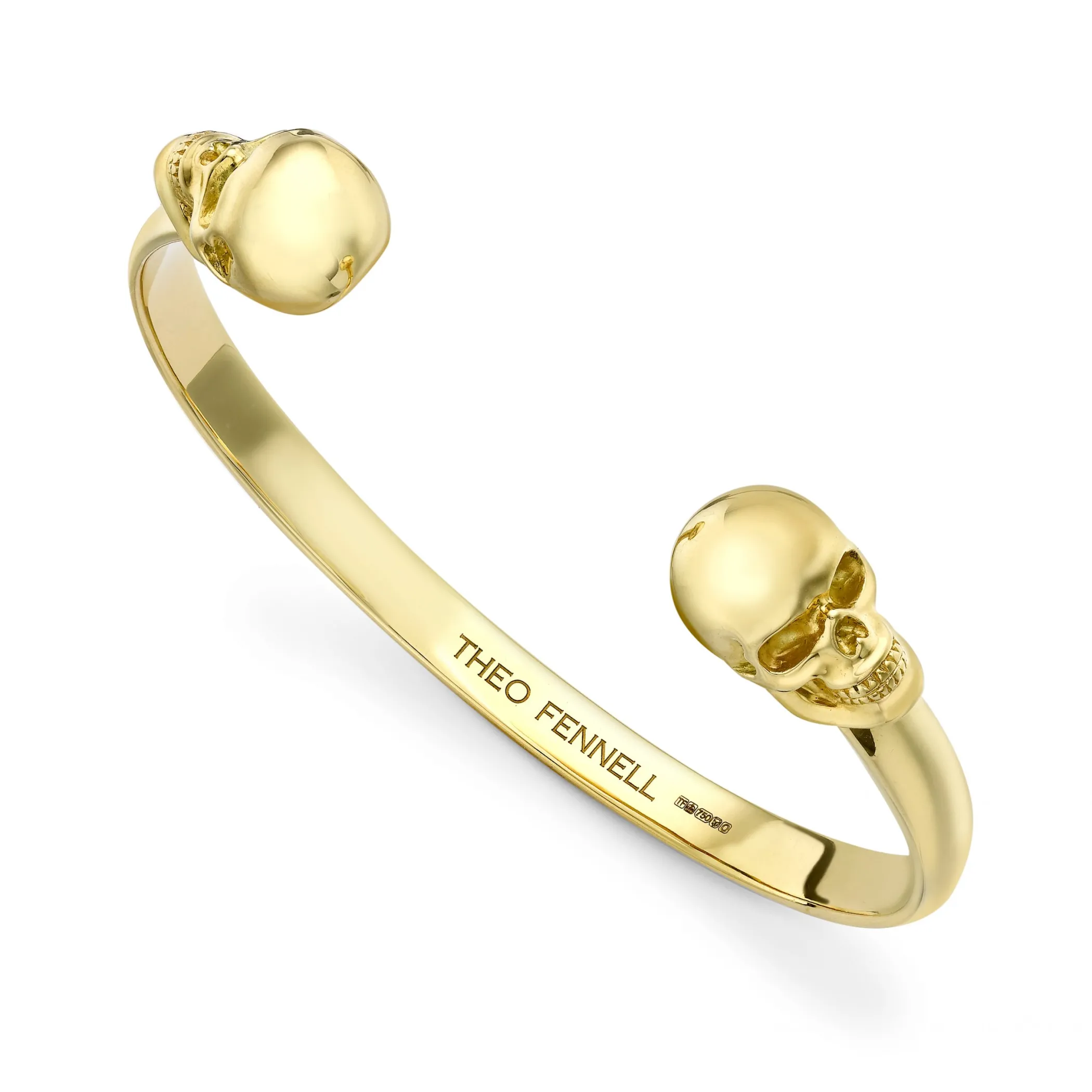 Theo Fennell Jewellery | Bangles*Yellow Gold Skull Torque Bangle
