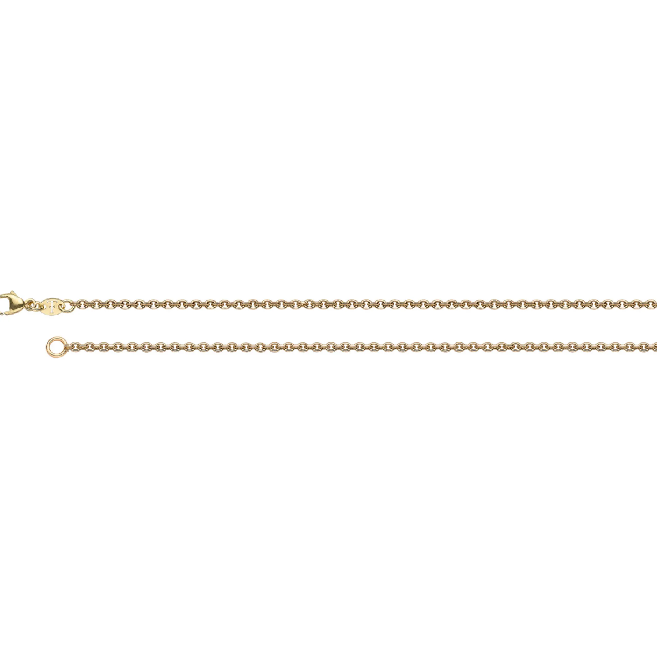 Theo Fennell Jewellery | Chains*Yellow Gold Small Oval Belcher 18″ Chain