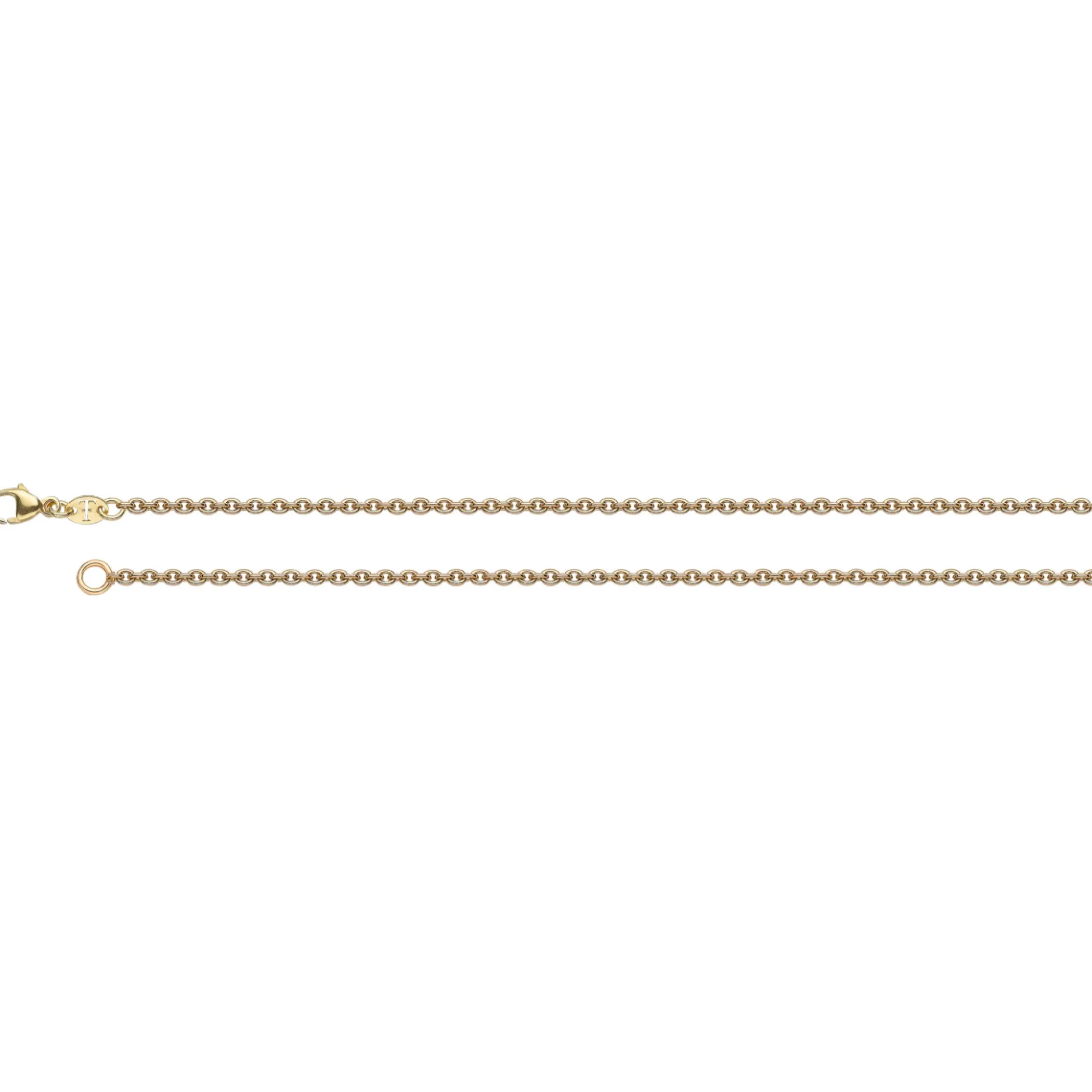 Theo Fennell Jewellery | Chains*Yellow Gold Small Oval Belcher 16″ Chain